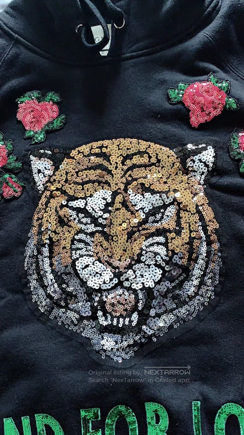 Gucci Gucci Flashing Tiger Head Sweatshirt Size XXS / US 00 / IT 34 - 2 Thumbnail
