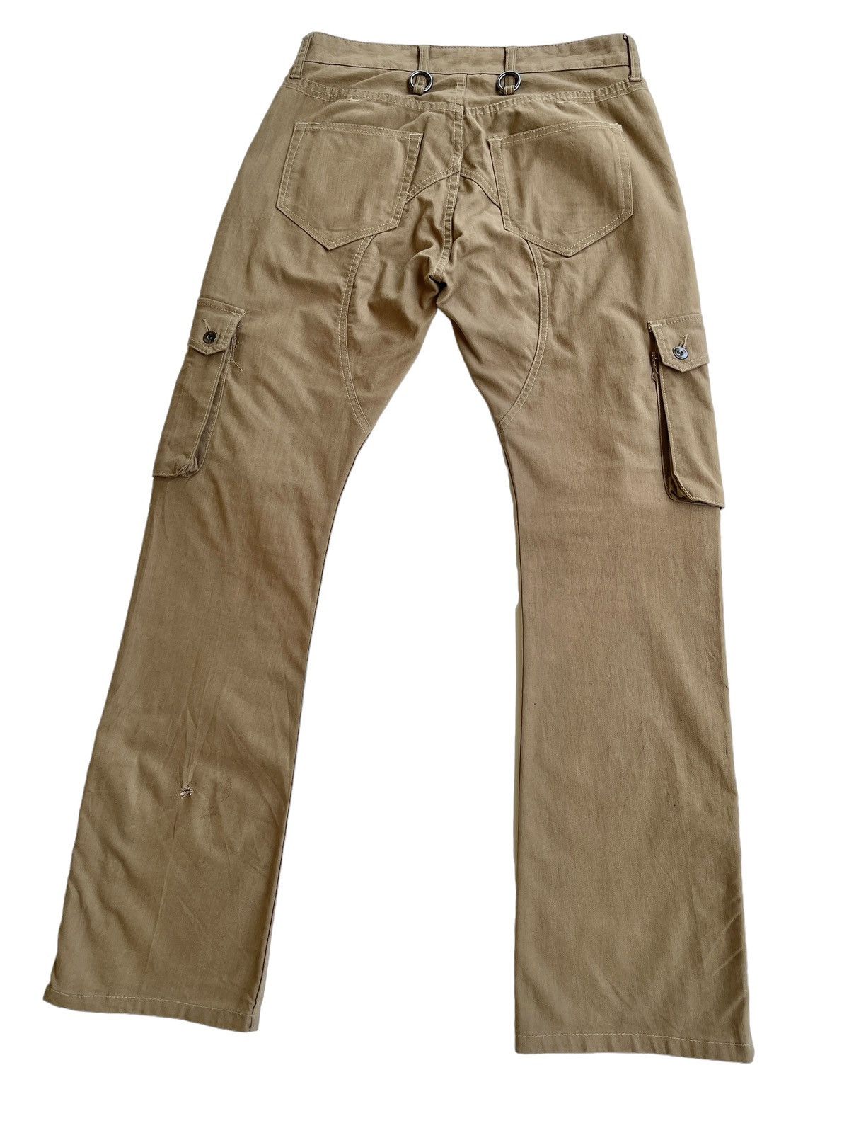Japanese Brand Open Arms Flare Cargo Multipocket Pants Size US 32 / EU 48 - 7 Thumbnail