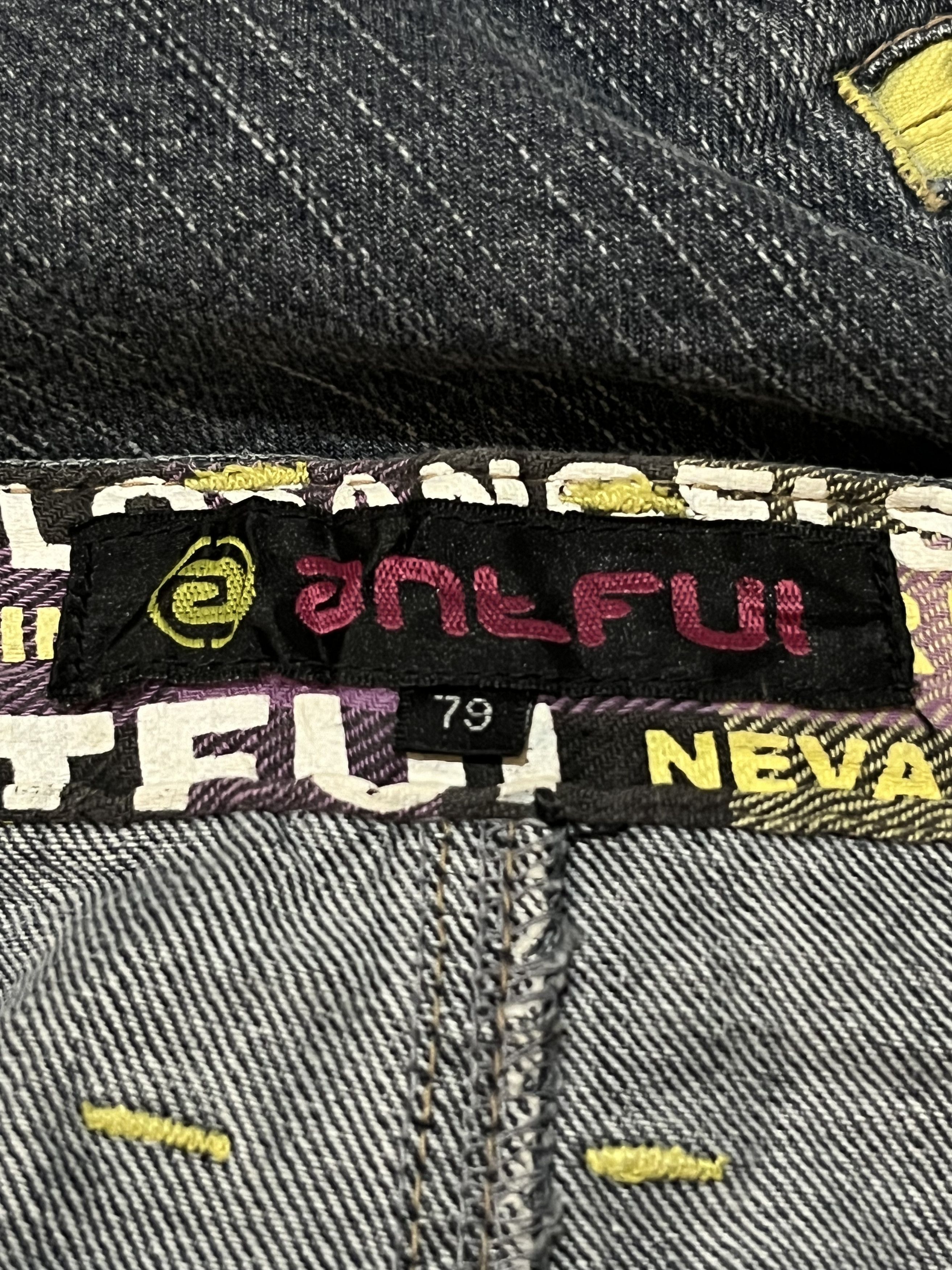 Hysteric Glamour × If Six Was Nine × Japanese Brand Anfui Japanese Brand Double Waist Roll Up Denim Jeans Size US 30 / EU 46 - 9 Thumbnail