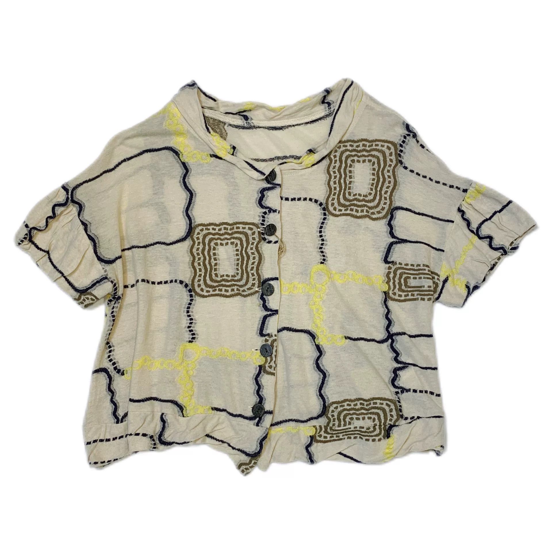 Other Irregular Pleat Neck Top Size XS / US 0-2 / IT 36-38 - 1 Thumbnail