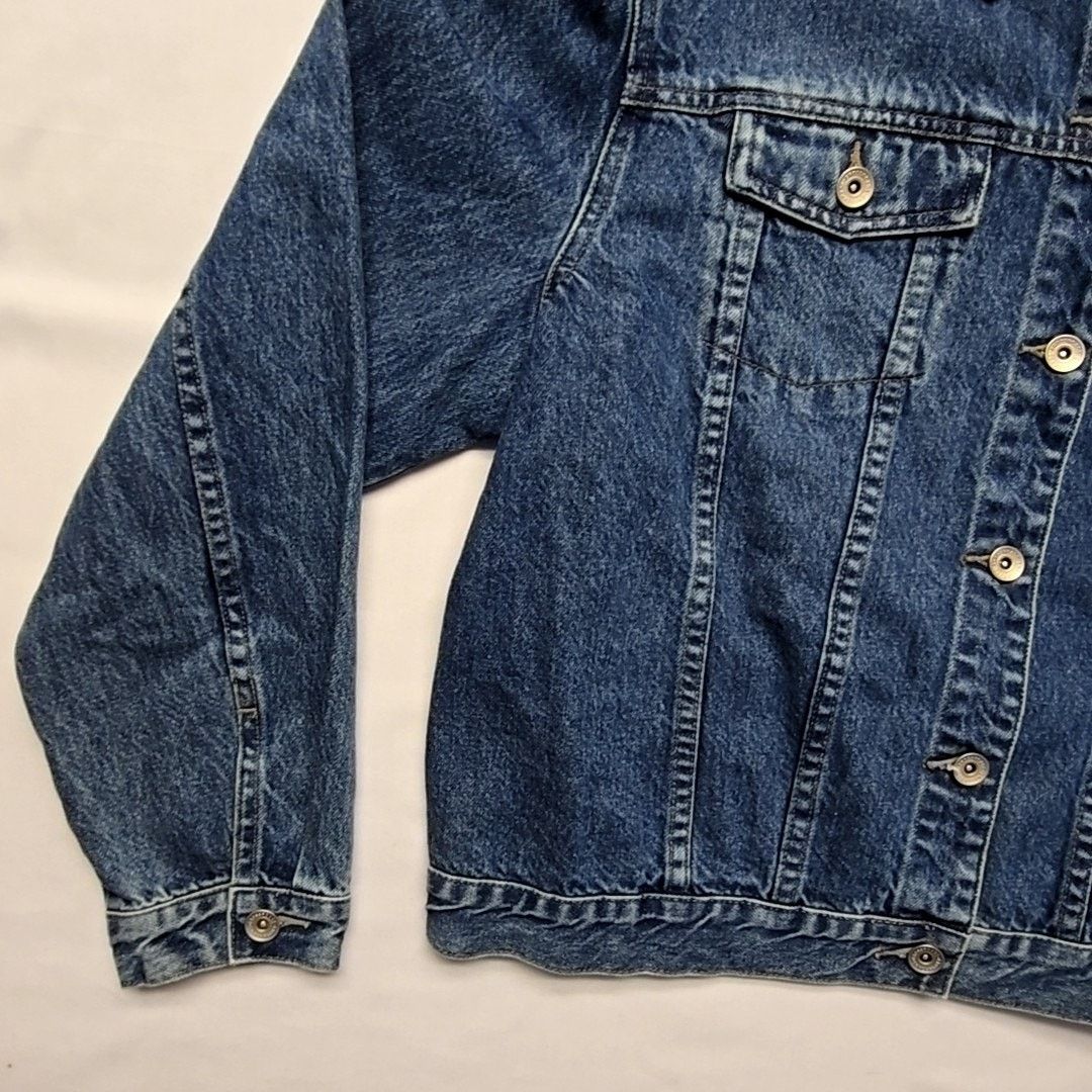 Vintage Vintage Crossroads Womens Denim Jacket Classic Blue 90s XL Size XL / US 12-14 / IT 48-50 - 4 Thumbnail