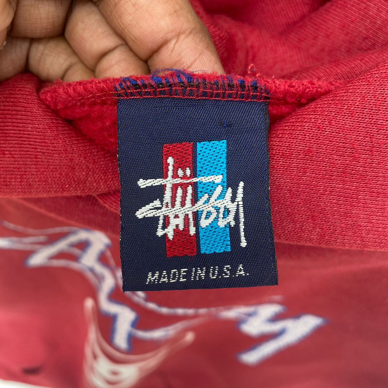 Stussy × Vintage VINTAGE STUSSY WORLD TOUR HOODIE MEDIUM PULLOVER BRONX USA Size US M / EU 48-50 / 2 - 5 Thumbnail
