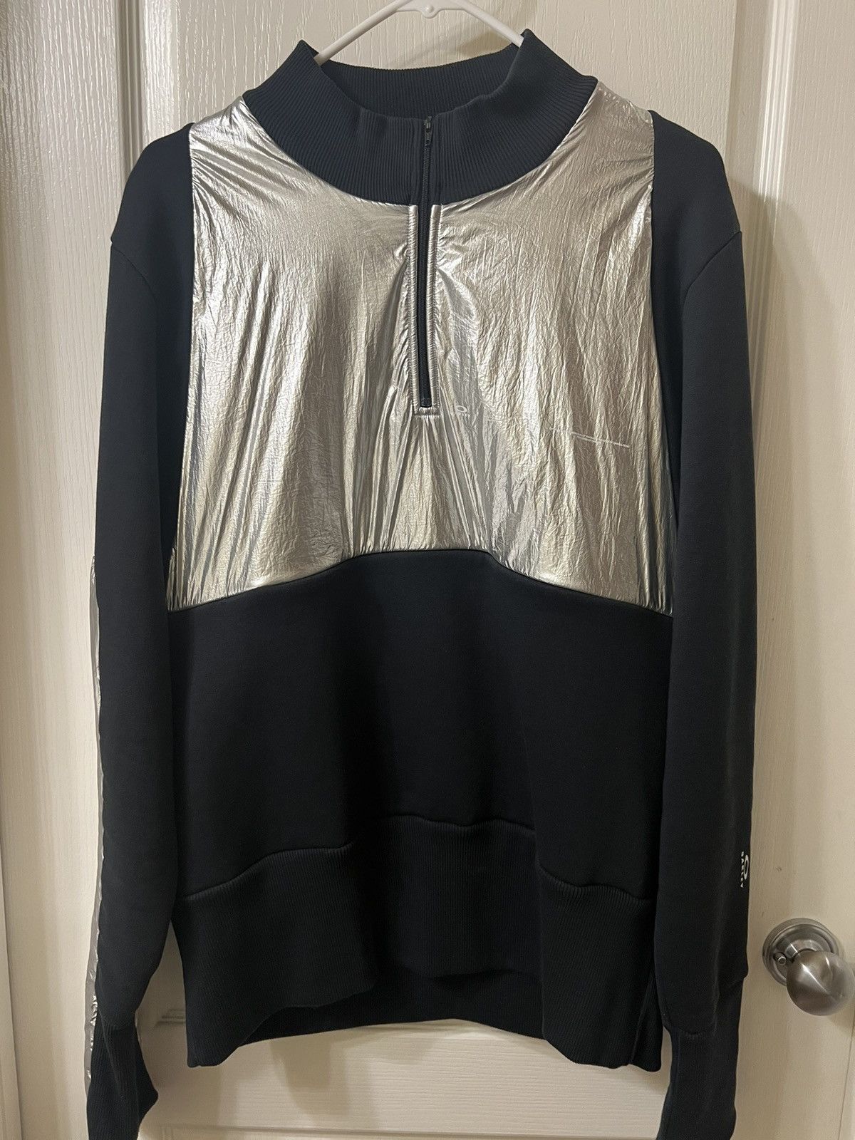 Oakley Oakley by Samuel Ross Metallic Panel Half-Zip Sweatshirt Size US L / EU 52-54 / 3 - 1 Thumbnail
