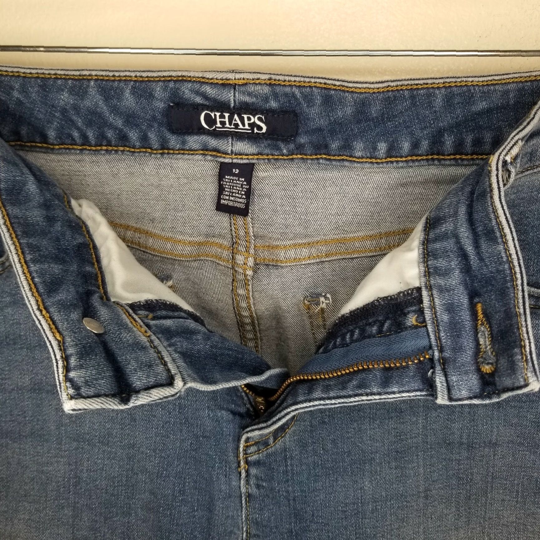 Chaps CHAPS Women's Capris Jeans Blue Size 12 Size 34" / US 12 / IT 48 - 3 Thumbnail