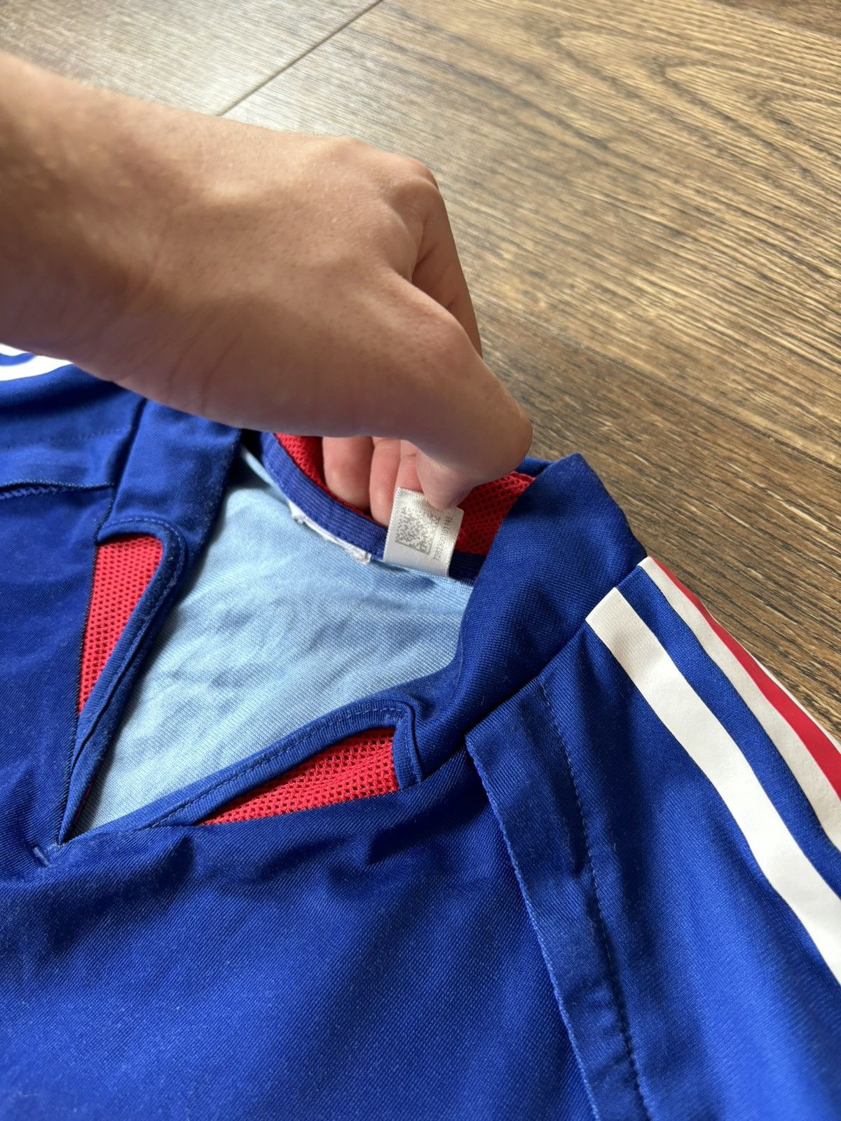 Adidas × Vintage Vintage French Home Team #12 Henry 2004-2005 Season Jersey Size US M / EU 48-50 / 2 - 6 Thumbnail