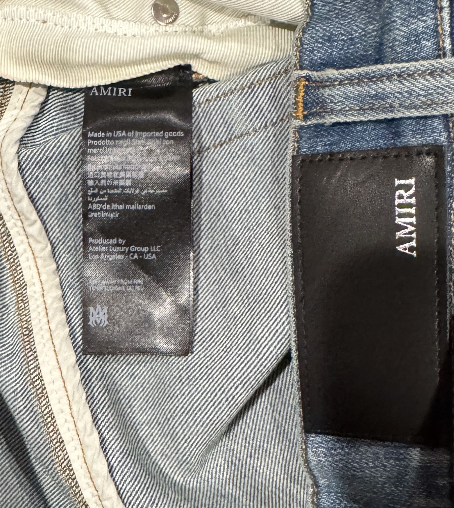 Amiri AMIRI MX1 DARK INDIGO SIZE 36 Size US 36 / EU 52 - 10 Thumbnail