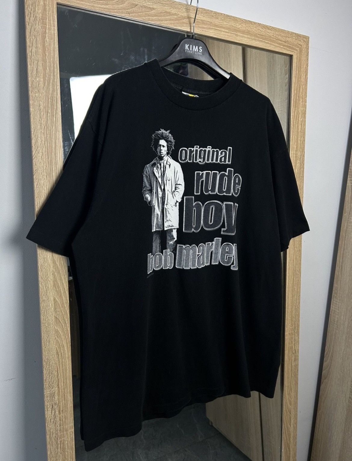 Bob Marley Bob Marley tee T-shirt vintage 1990 big logo X-Large man’s Size US XL / EU 56 / 4 - 6 Thumbnail