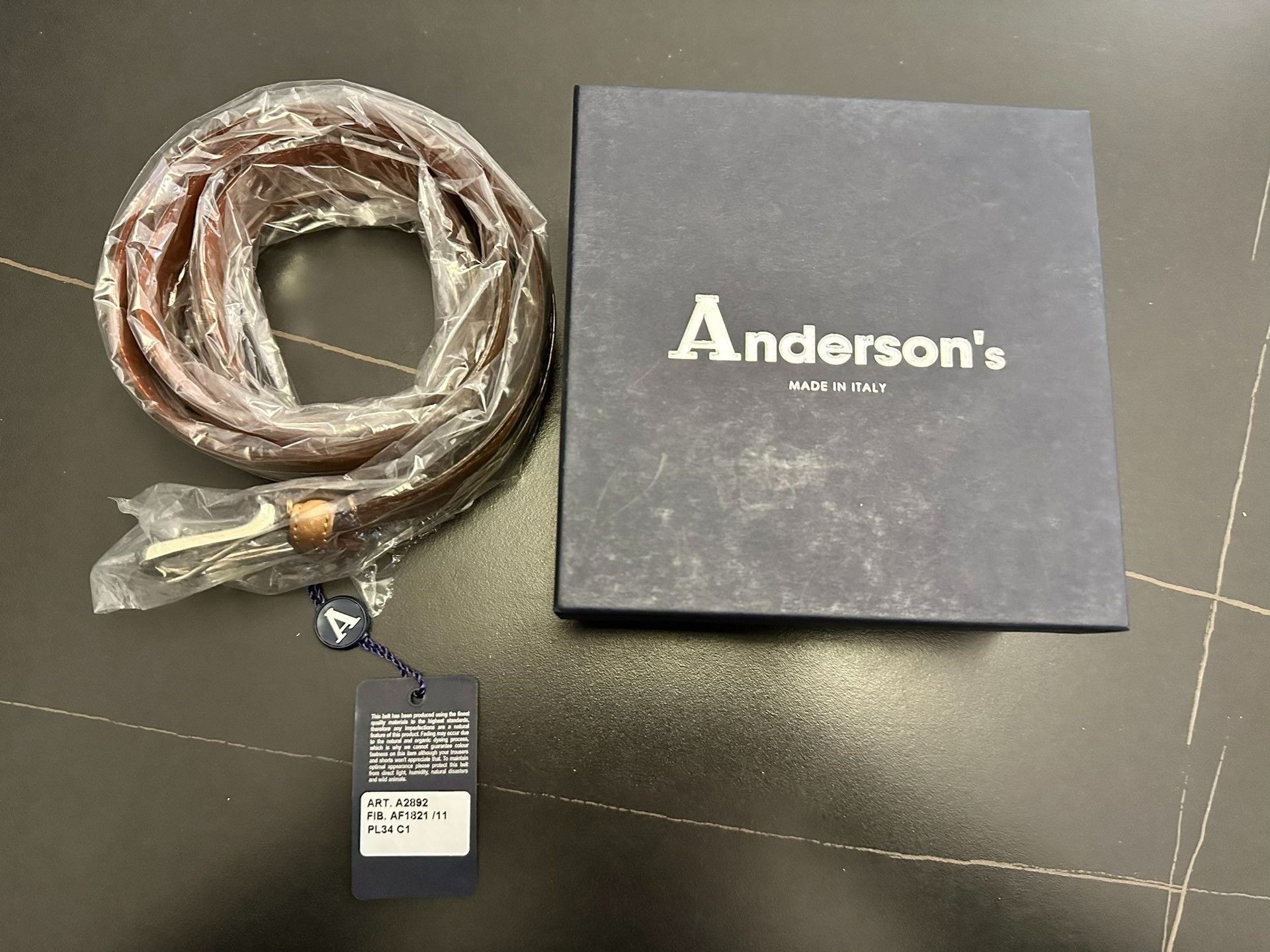 Andersons Anderson's Horween Shell Cordovan Gentleman Belt Size ONE SIZE - 1 Thumbnail