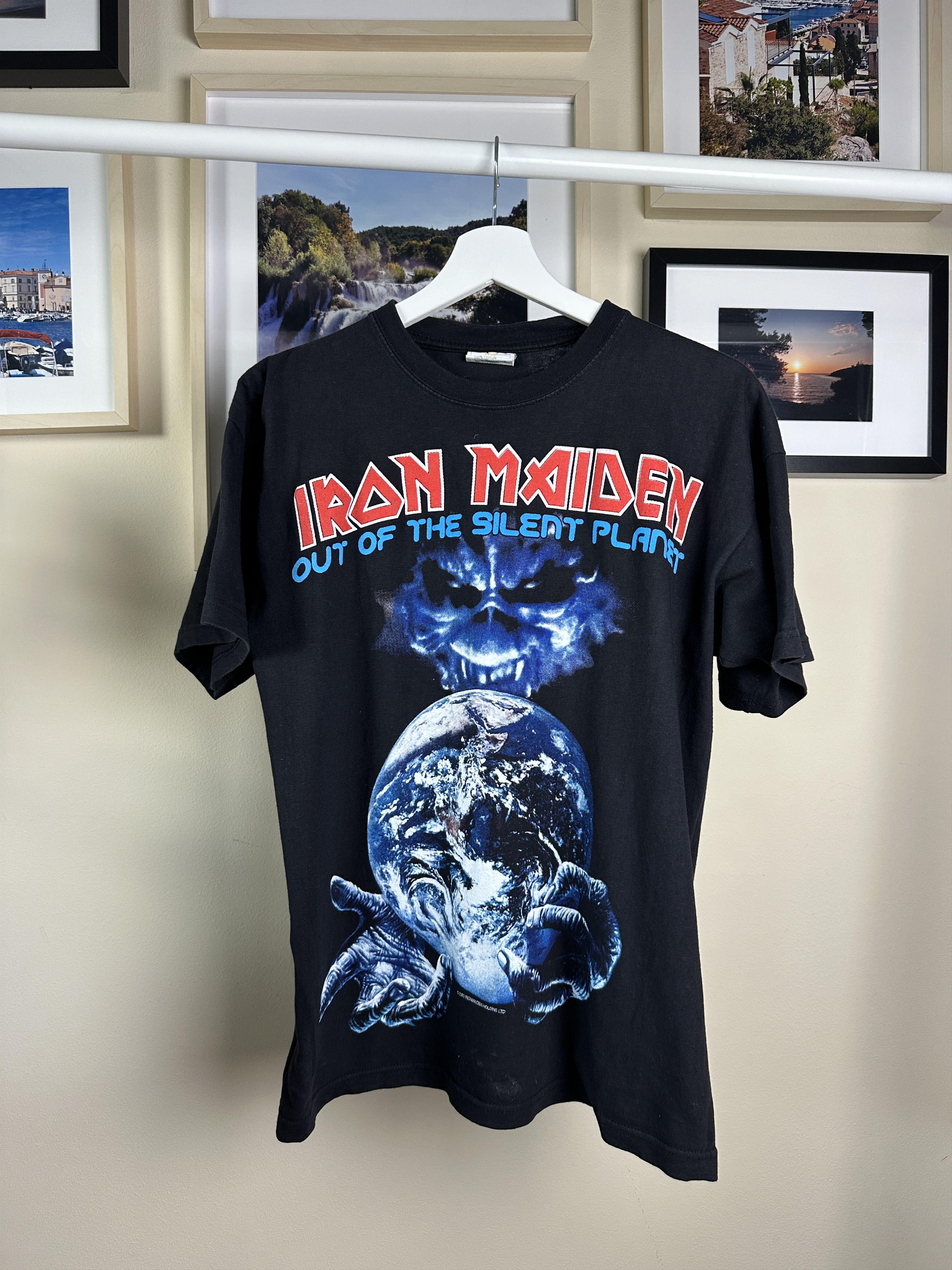 Band Tees × Iron Maiden Vintage 2000 Iron Maiden “Out of the Silent Planet” T-Shirt Size US M / EU 48-50 / 2 - 1 Thumbnail
