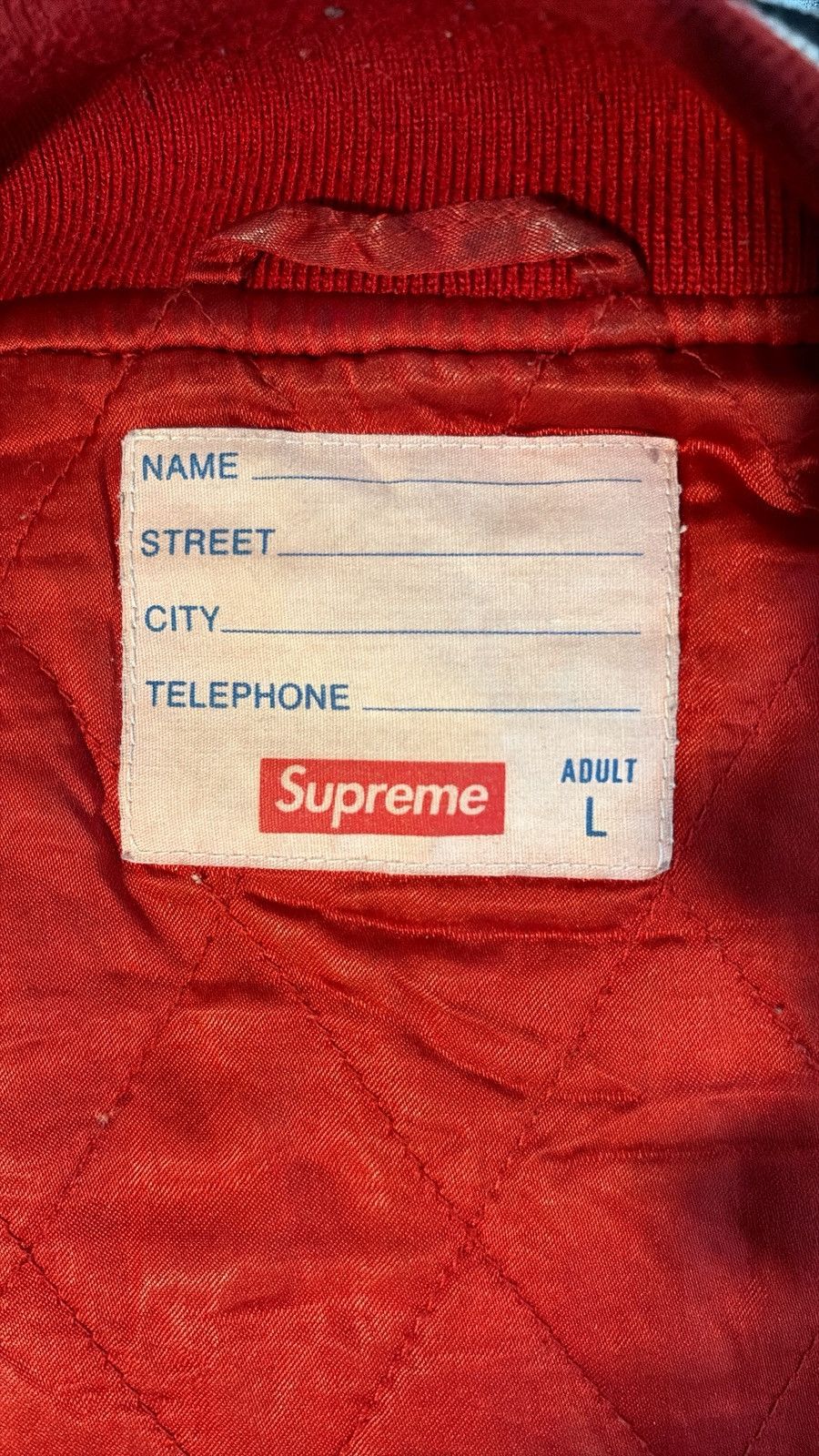 Supreme Supreme Chito Bone Varsity Jacket Size US L / EU 52-54 / 3 - 3 Thumbnail