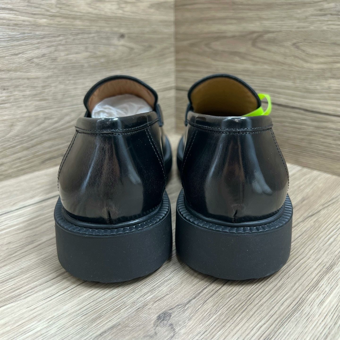 Salvatore Ferragamo Ferragamo Galles Black Silver Lock Loafers Size US 6.5 / EU 39-40 - 7 Thumbnail