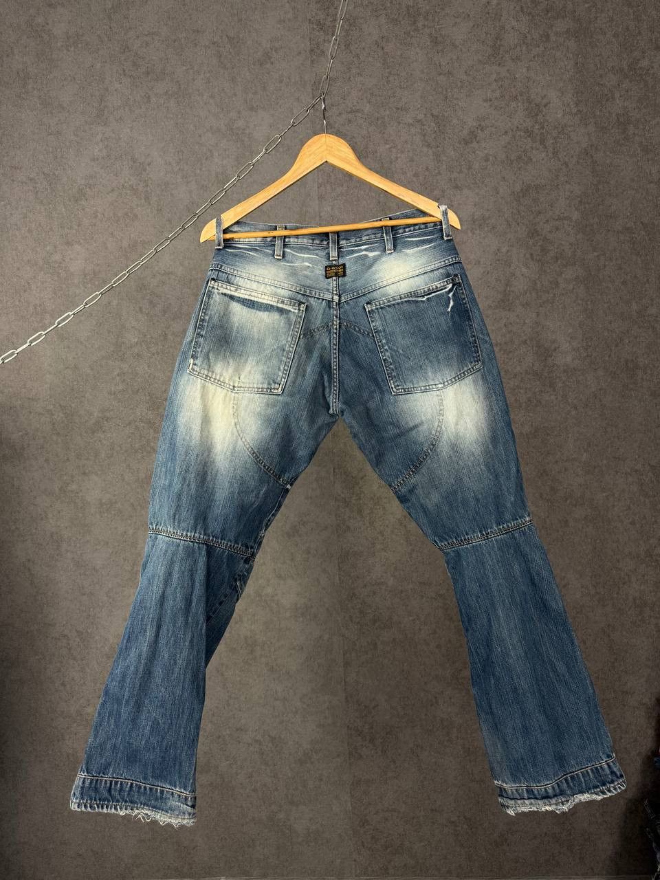 G-Star G Star Raw vintage designer distressed denim jeans Size US 31 - 6 Thumbnail