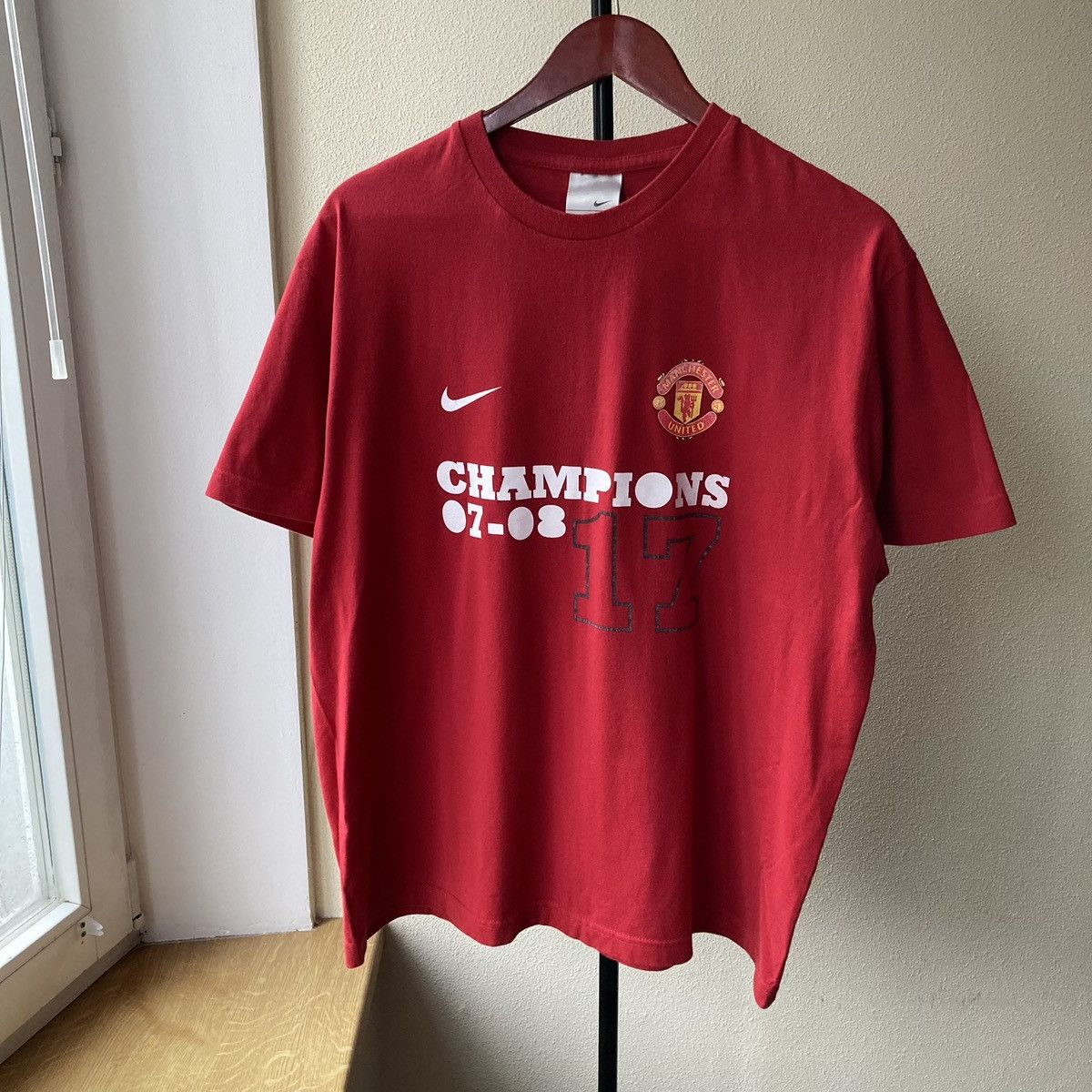 Nike 00s Nike Manchester United Blokcore Vintage T Shirt Casual Size US XL / EU 56 / 4 - 1 Thumbnail