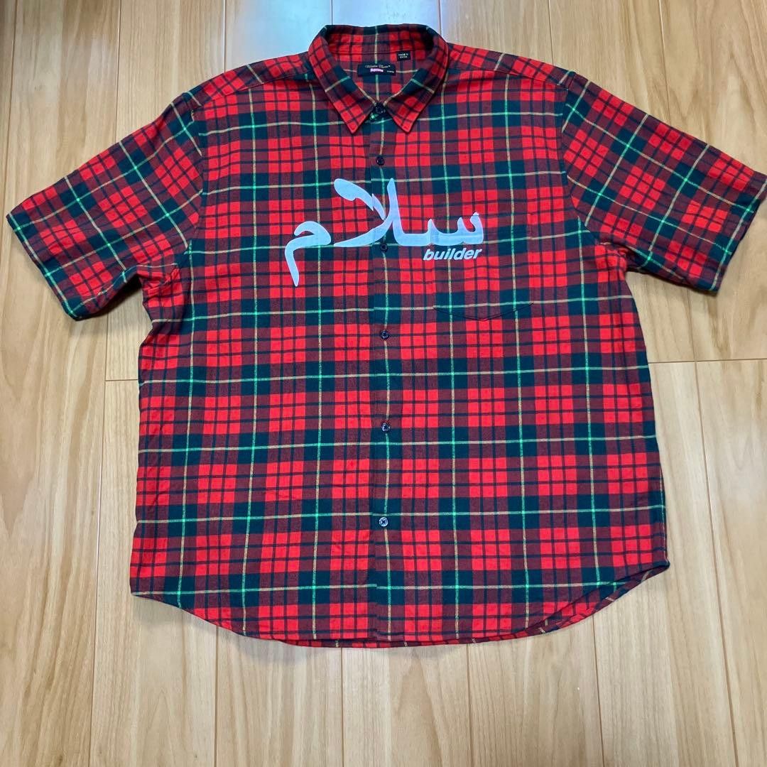Supreme × Undercover Supreme Undercover Arabic Logo Flannel Shirt