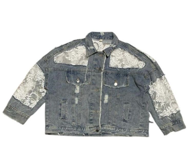 If Six Was Nine RARE💥Vintage Custome Made Denim Jacket Nice Design Size US M / EU 48-50 / 2 - 1 Thumbnail