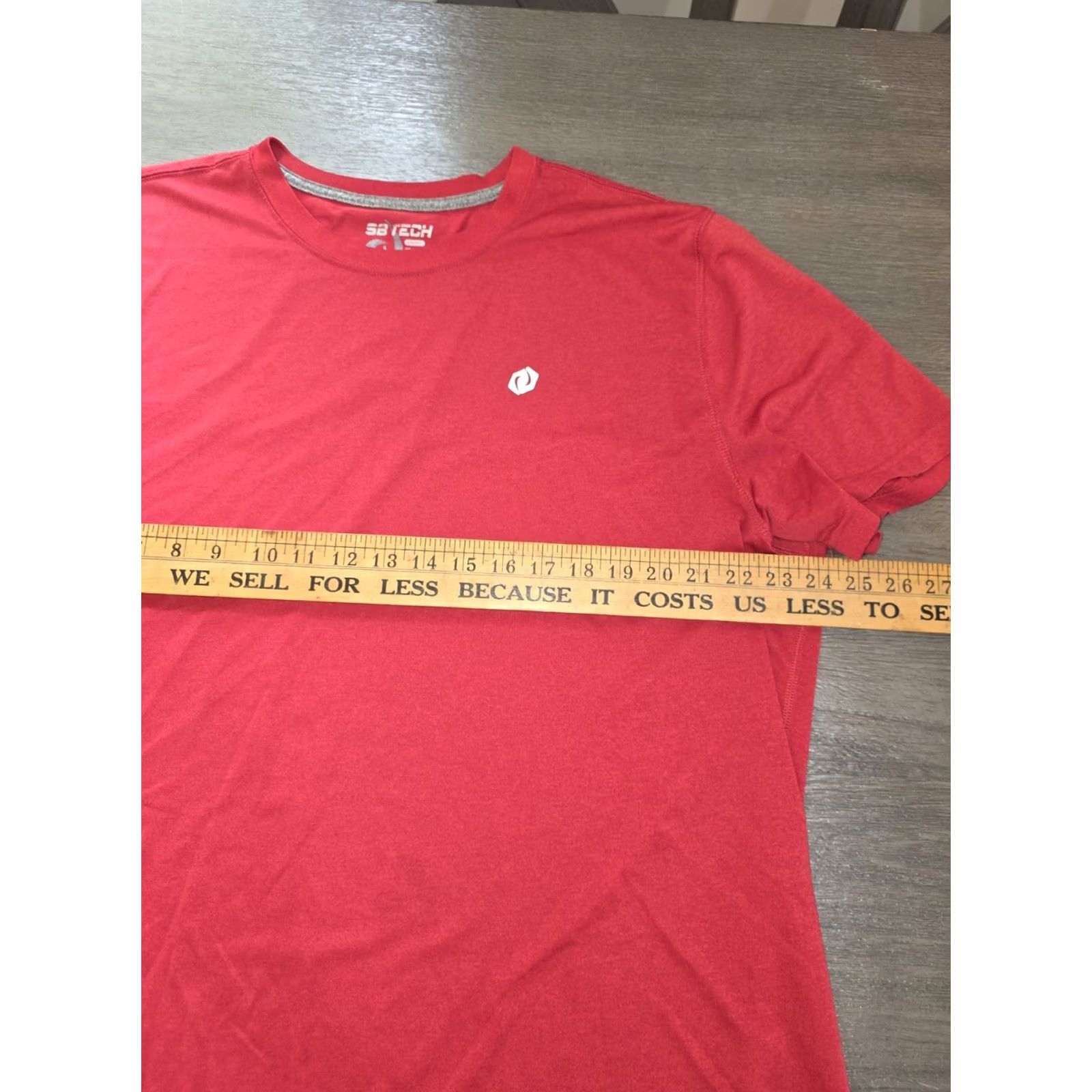 FRED Men's 2XL SB Tech T-Shirt Red Gray Short Sleeve Tees Wicking Classic I Size US XXL / EU 58 / 5 - 4 Thumbnail
