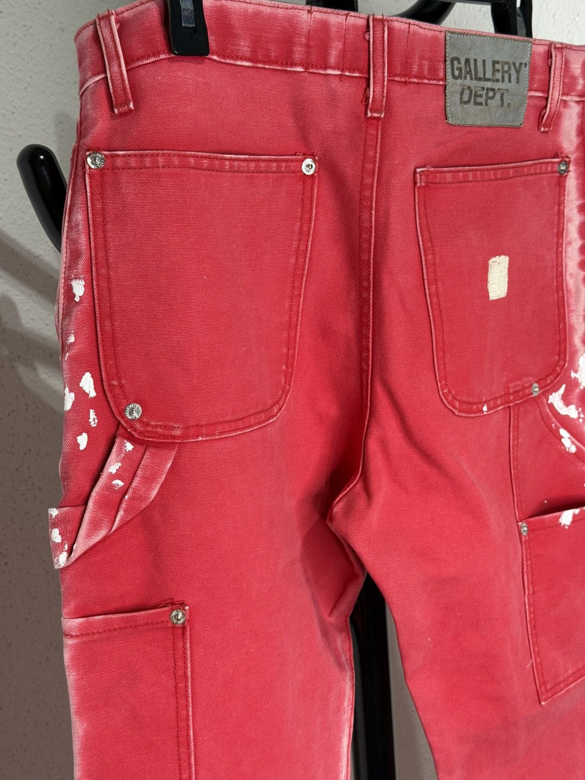 Gallery Dept. Gallery Dept. La Flare Carpenter Red Jeans Size US 30 / EU 46 - 8 Thumbnail