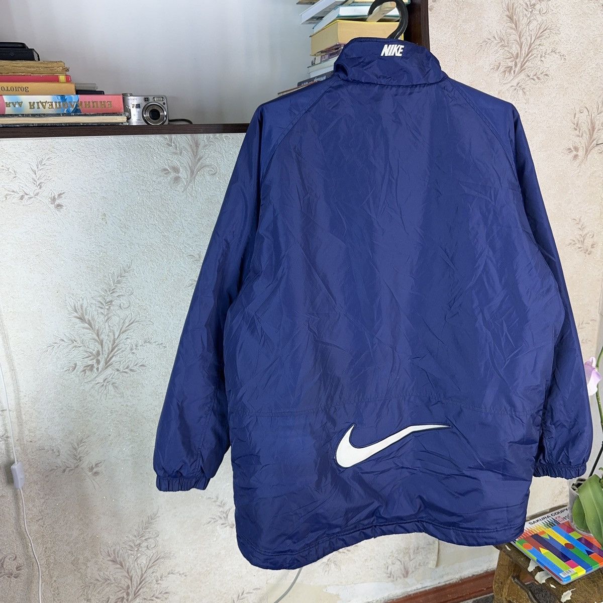 Nike × Vintage Vintage Nike Glasgow Rangers 1997 Jacket Reversibl Blue Size US L / EU 52-54 / 3 - 25 Thumbnail