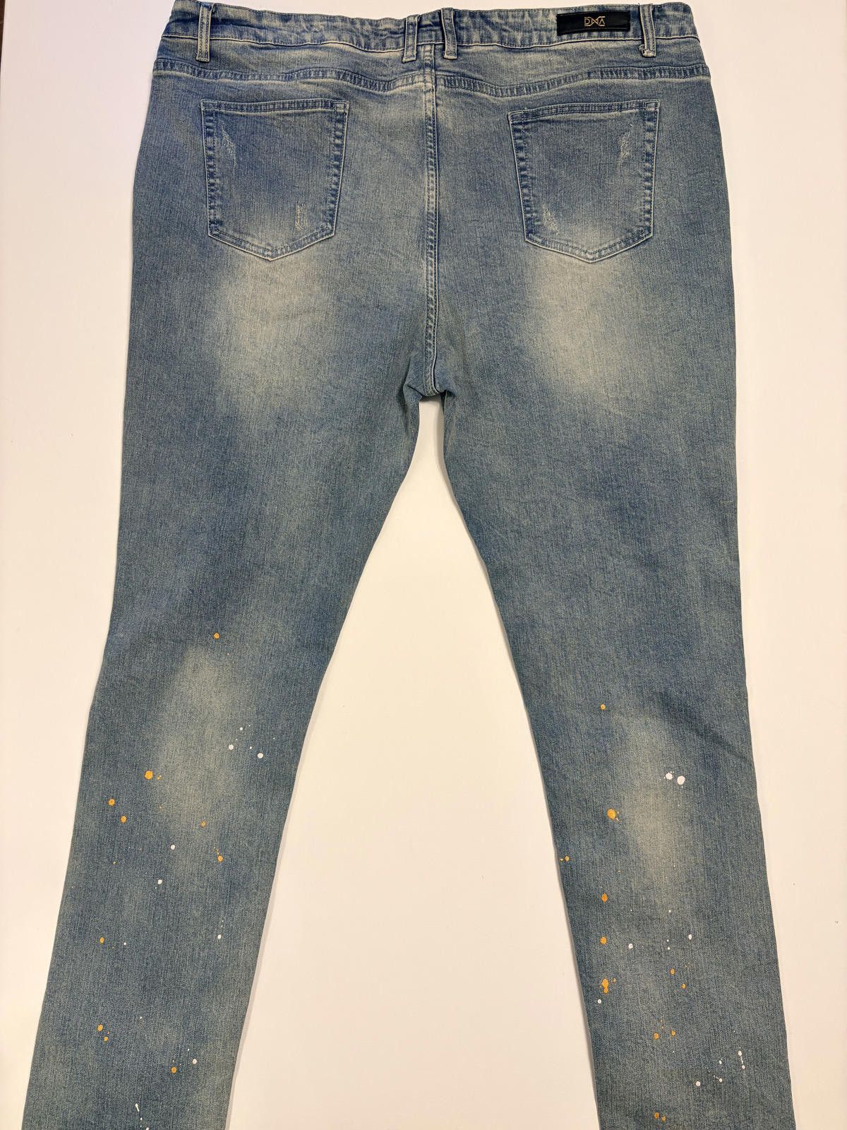 Other DNA Premium Wear Distressed Med Wash Jeans (Size 44x32) Size US 44 / EU 60 - 2 Thumbnail