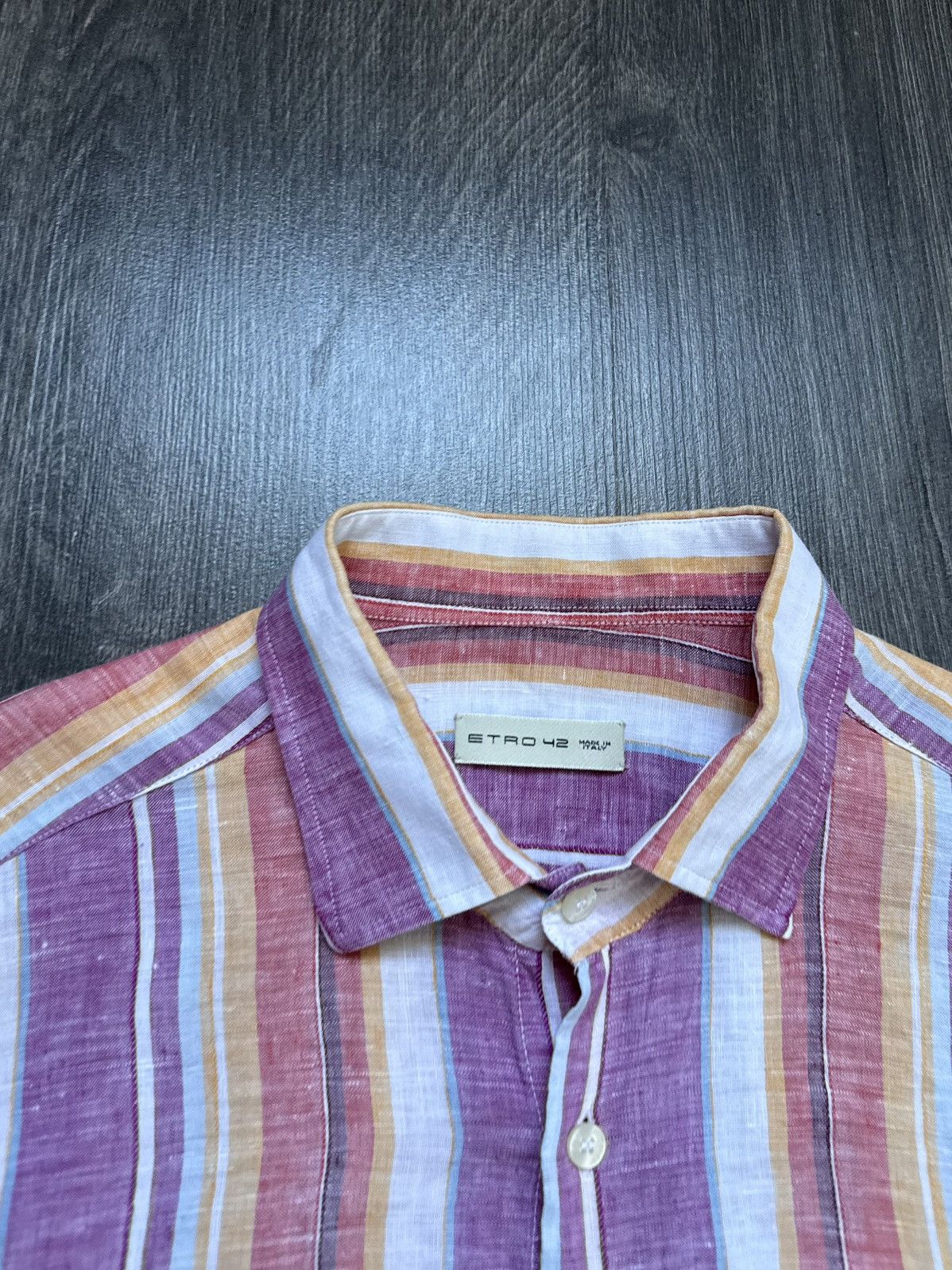 Etro Etro Luxury Multicolor Stripe T-Shirt Missoni Style Size US L / EU 52-54 / 3 - 2 Thumbnail