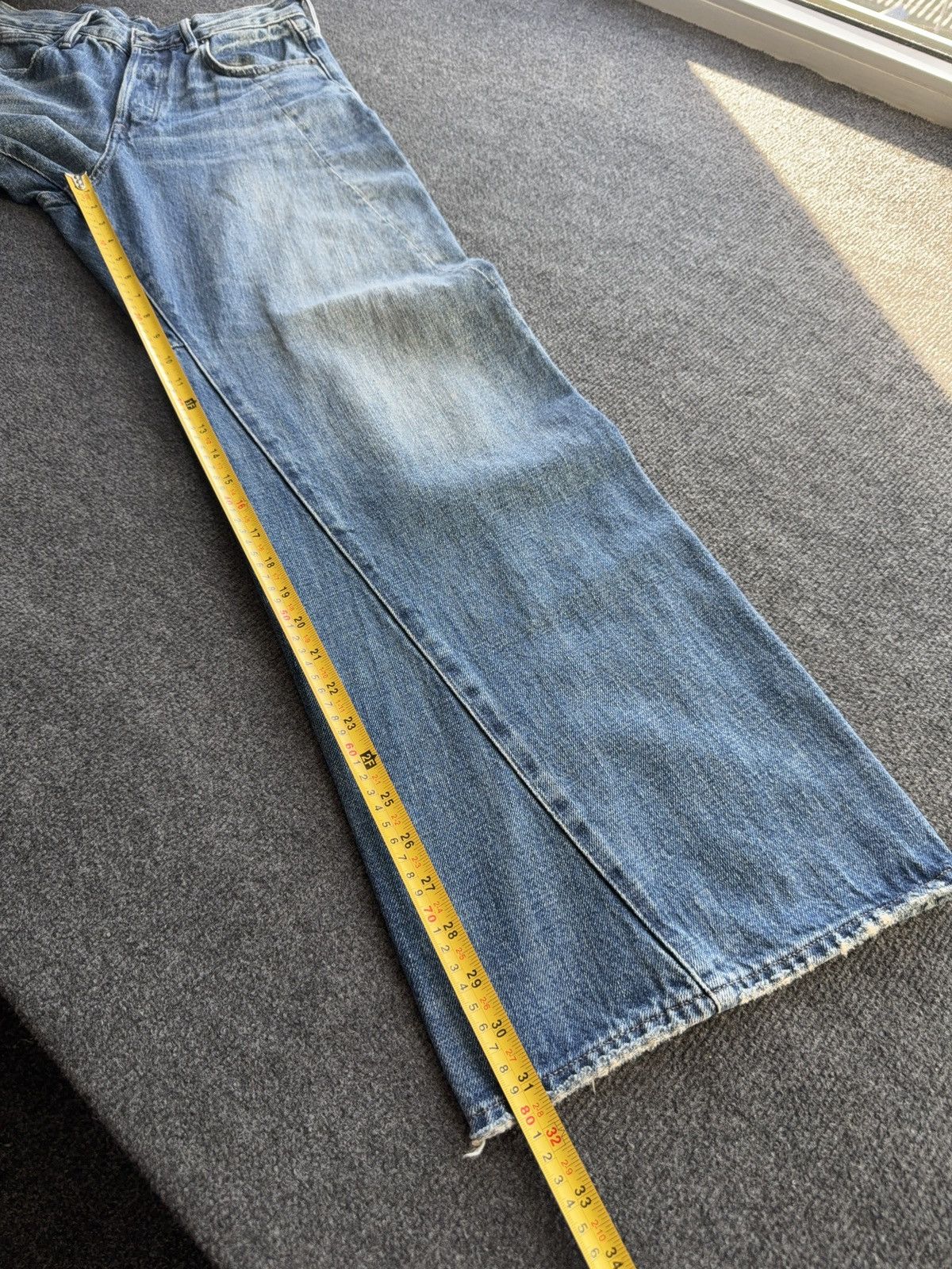 G-Star Vntg 00s G-Star RAW Contor 3D Wide Tapered Washed JeansY2K Size 25" / US 0 / IT 36 - 19 Thumbnail