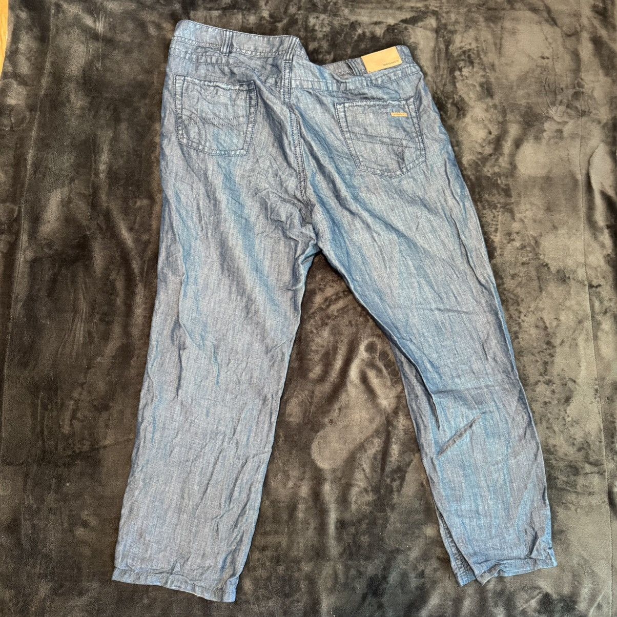 Bogner Blue Bogner Cotton/Linen Denim Jeans Pants Size 42 / EU 56 Size US 42 / EU 58 - 2 Thumbnail