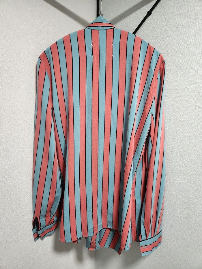 Maison Margiela MAISON MARGIELA Patch-pocket striped crossover jacket Size XS / US 0-2 / IT 36-38 - 4 Thumbnail