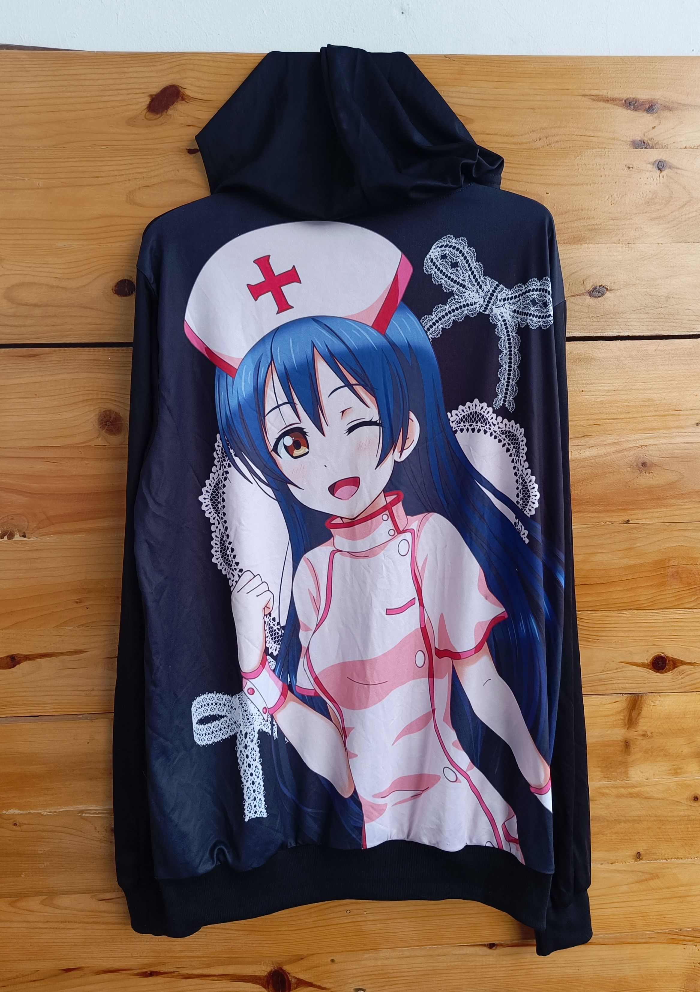 Anime Hentai Big Print Anime Hoodie Japan Custom Size ONE SIZE - 1 Thumbnail