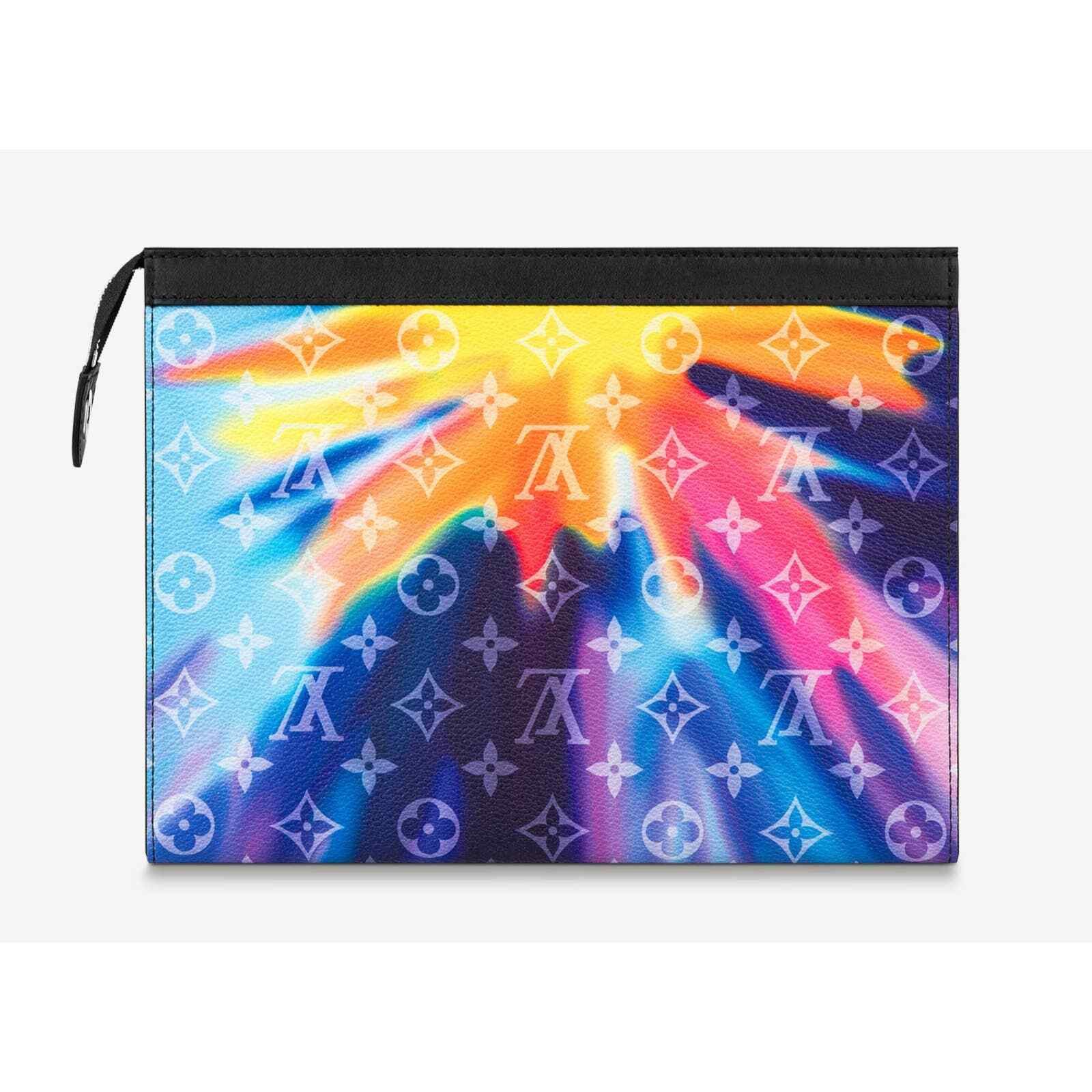 Louis Vuitton Louis Vuitton Pouch Monogram Sunset Dye Logo Clutch Bag Size ONE SIZE - 7 Thumbnail