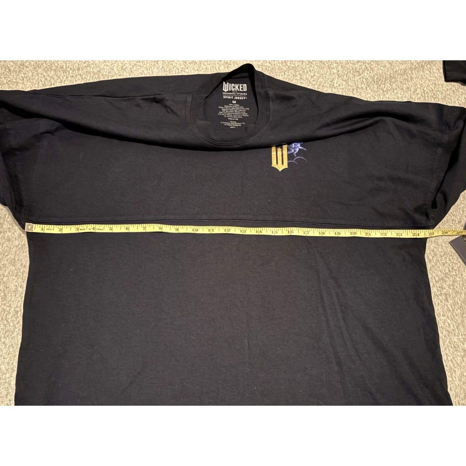 Vintage Wicked Spirit Jersey Black Medium Men Long Sleeve Universal Studios Kiamo Ko Castle Brand New Size US M / EU 48-50 / 2 - 6 Thumbnail