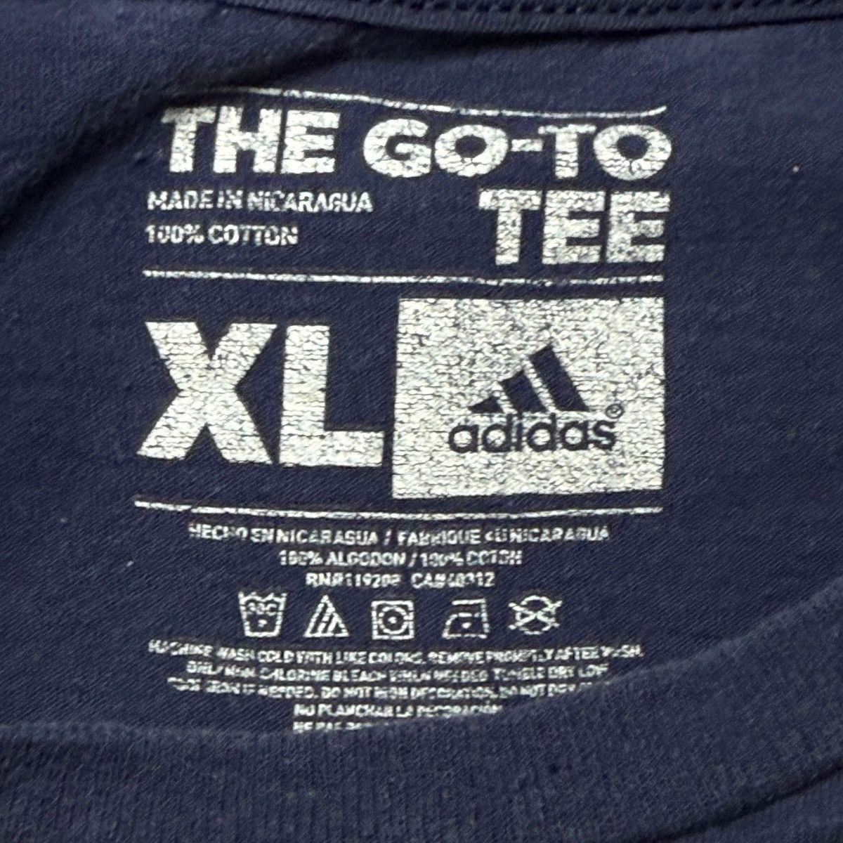 Adidas Vintage Notre Dame Fighting Irish Adidas Tee Size US XL / EU 56 / 4 - 3 Thumbnail
