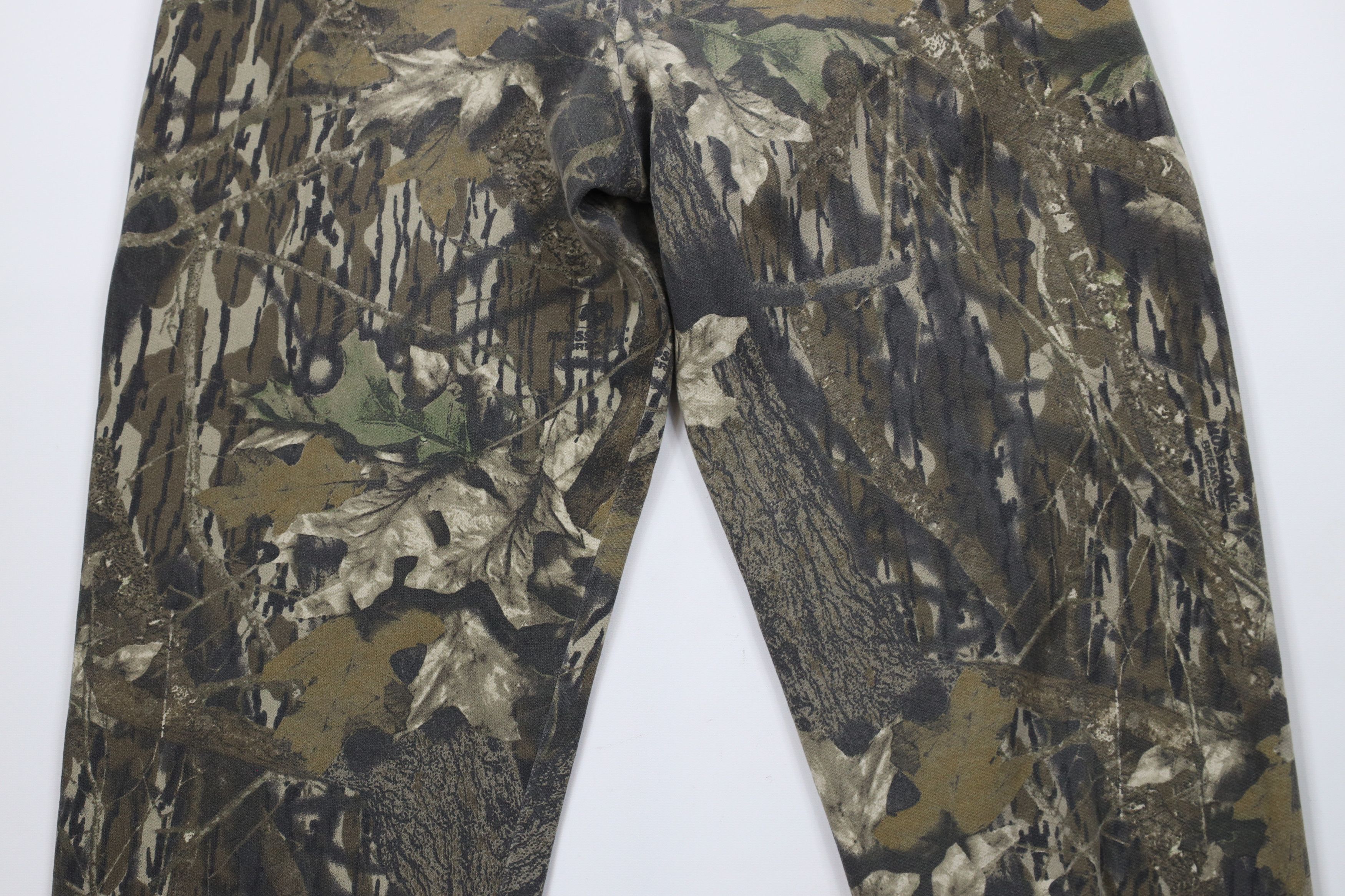 Vintage Vintage 90s Streetwear Mossy Camouflage Sweatpants Joggers Size US 36 / EU 52 - 10 Thumbnail