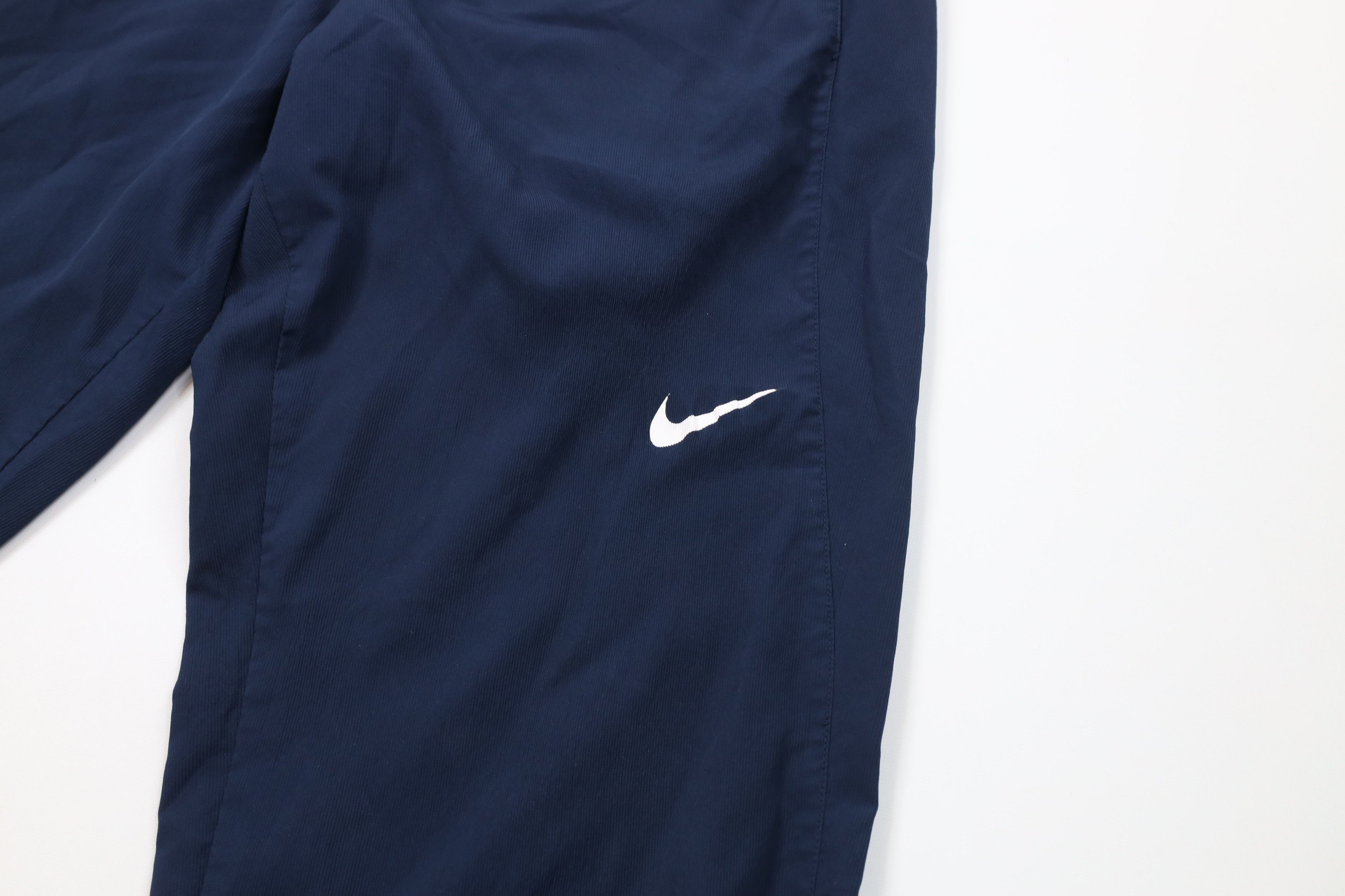 Nike Vintage Nike Mini Swoosh Ribbed Wide Leg Windbreaker Pants Size US 38 / EU 54 - 5 Thumbnail