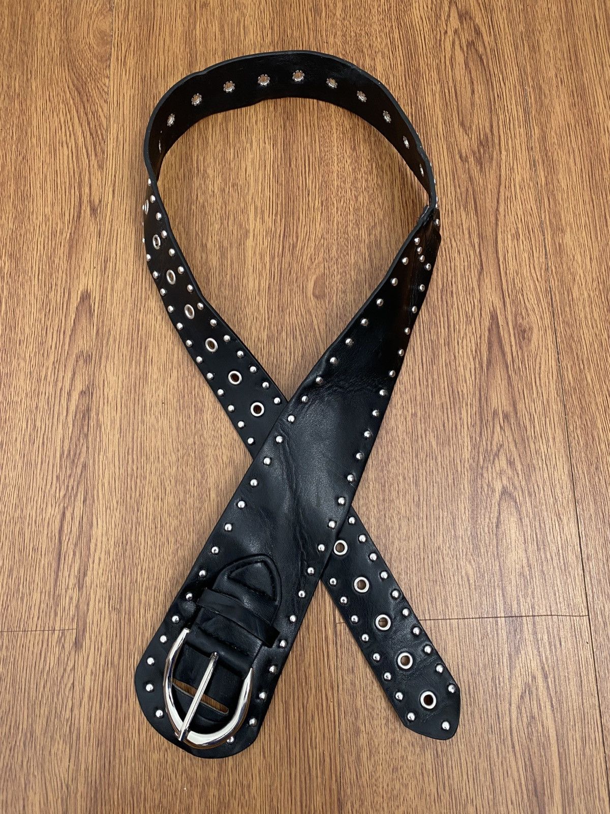 If Six Was Nine Studded ringer wide belt Size ONE SIZE - 1 Thumbnail