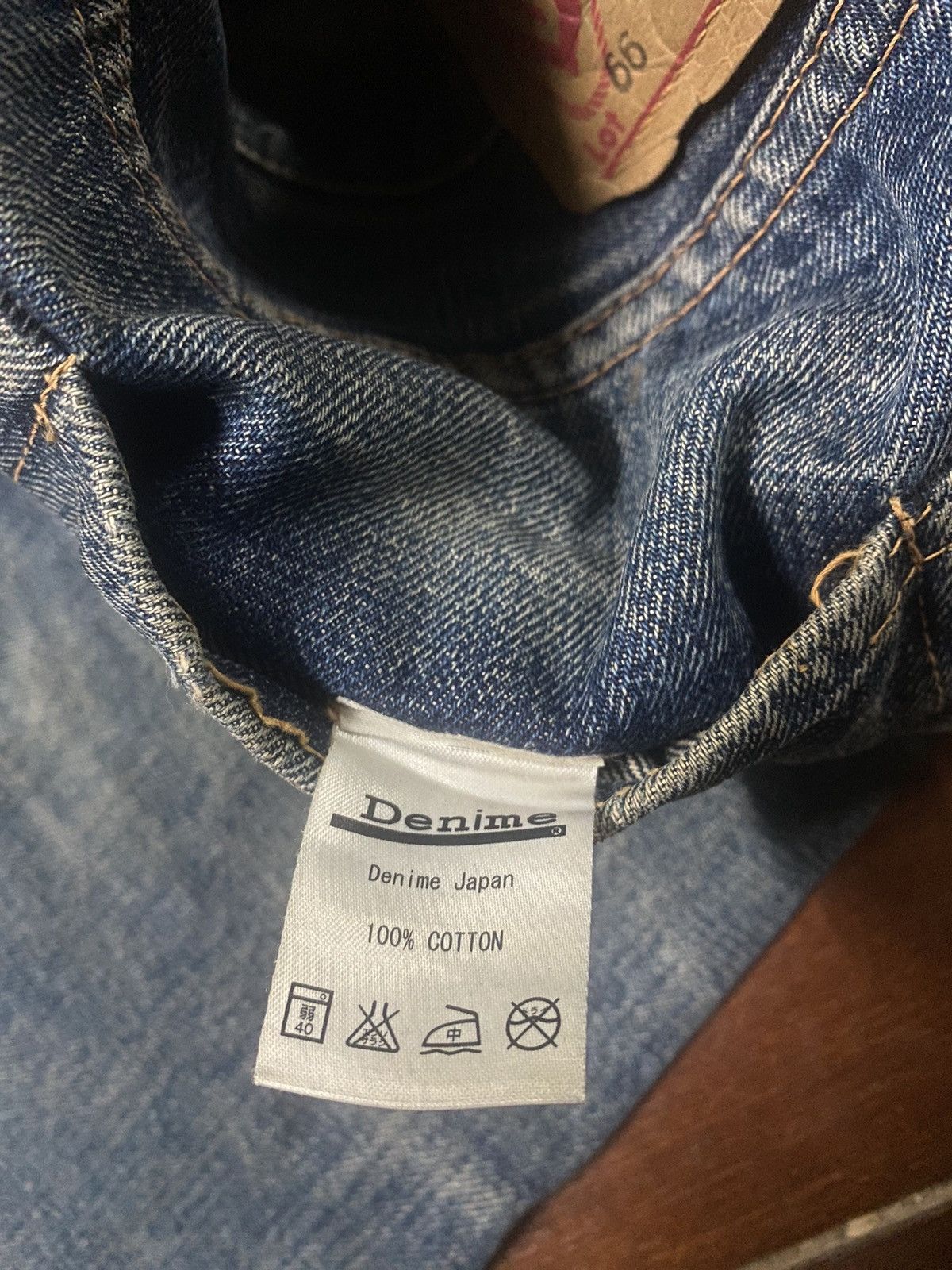 Denime Vintage DENIME JAPAN Distress Mud wash Selvedge Jeans Size US 34 / EU 50 - 19 Thumbnail