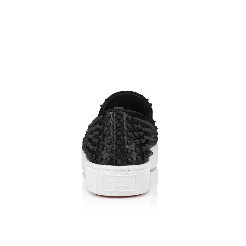 Christian Louboutin oc11z0126 Spike Boat in Black Size US 8 / EU 41 - 5 Thumbnail