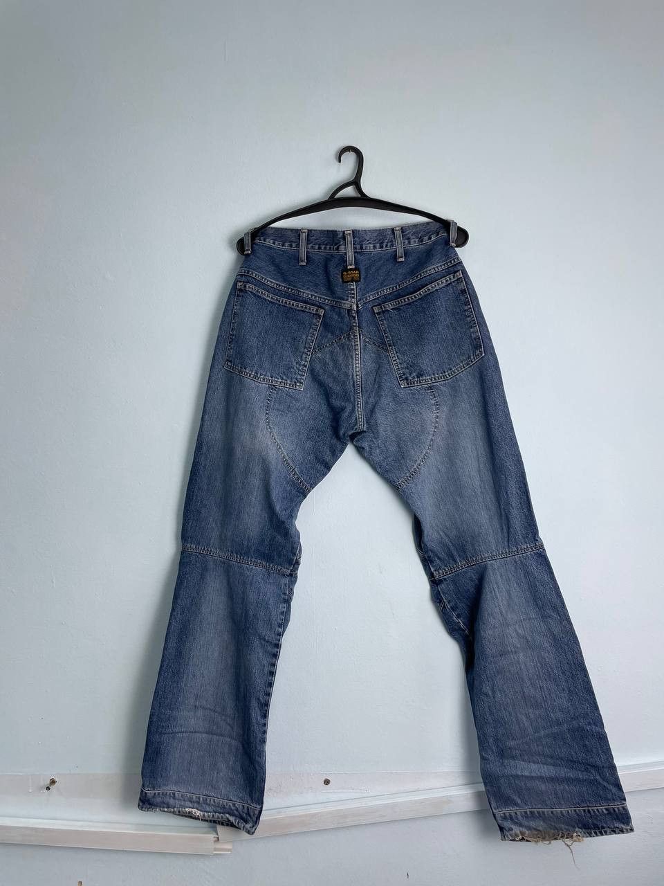 Elwood × G-Star Vintage G-Star Raw Elwood Double Knee Jeans Y2K Size US 36 / EU 52 - 2 Thumbnail