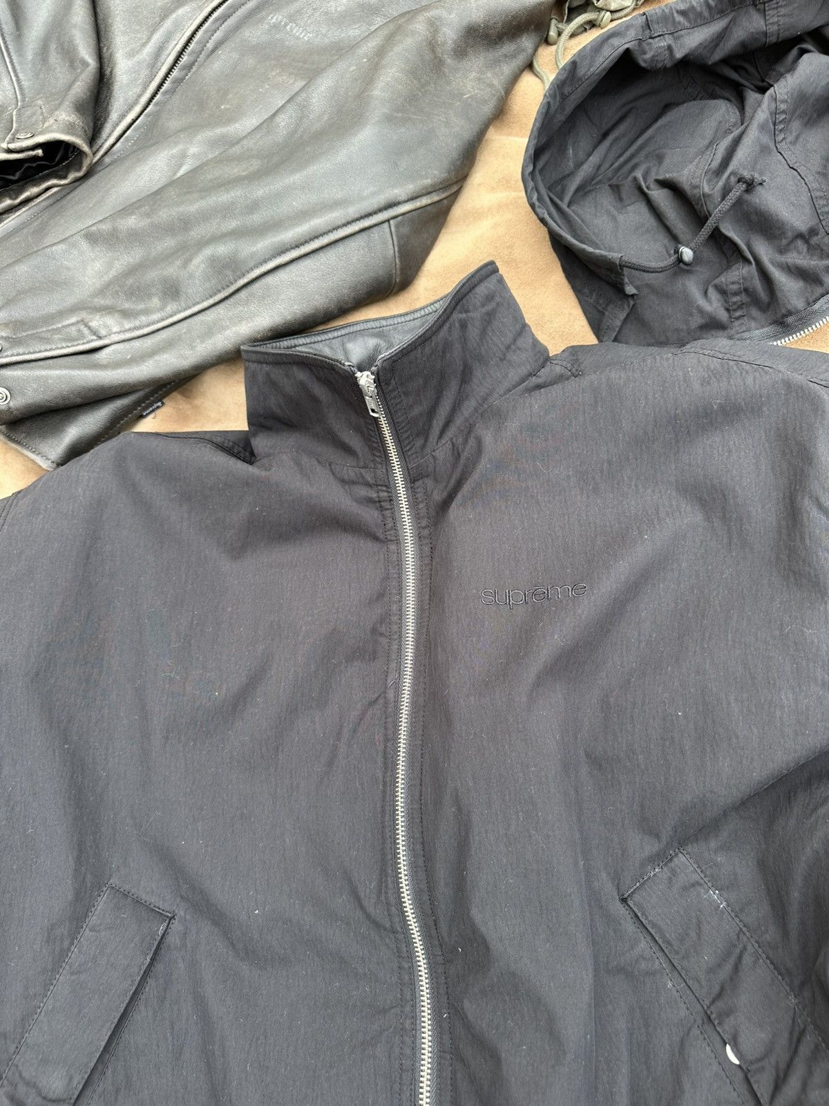 Supreme Supreme Leather Collar Utility Jacket Size US M / EU 48-50 / 2 - 14 Thumbnail