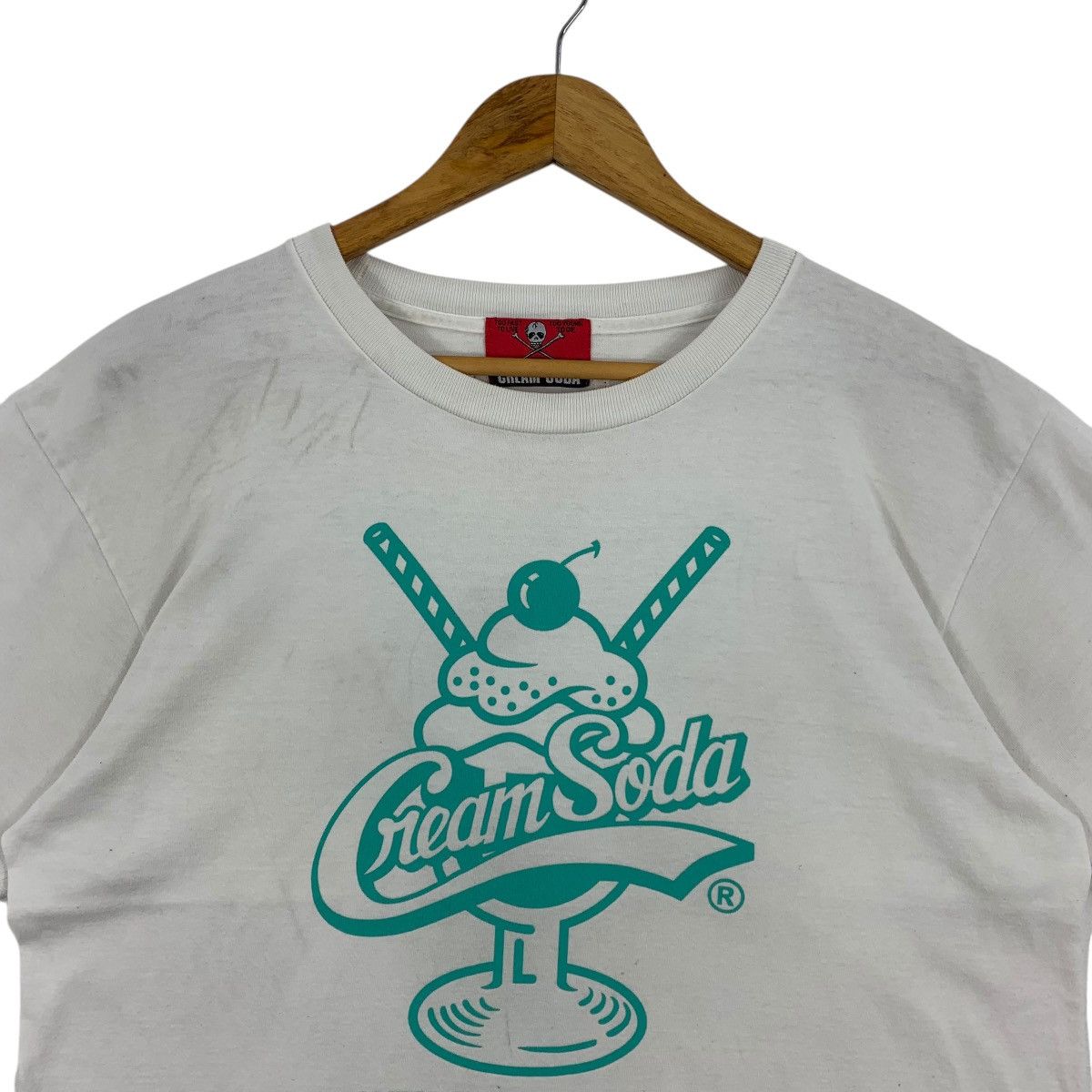 Japanese Brand × Vintage Vintage Y2K CREAM SODA south side cat street japanese tee Size US XL / EU 56 / 4 - 2 Thumbnail