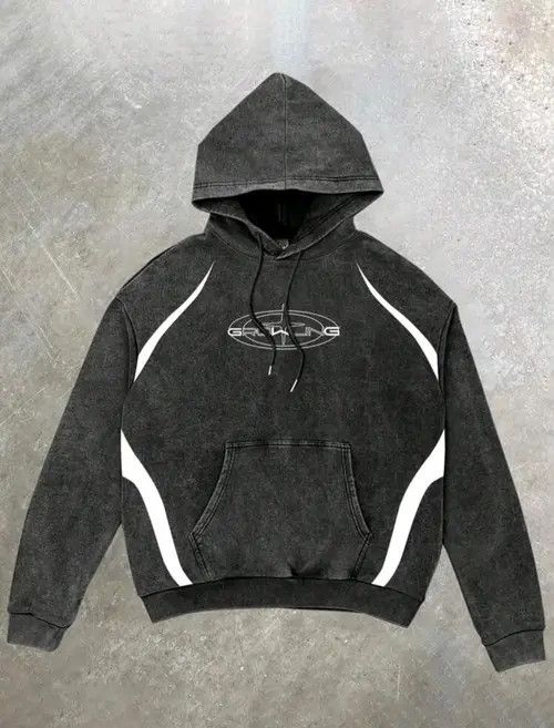 Japanese Brand Haruno x Asai Vintage Washed Creative Pocket Print Hoodie sh Size US XXL / EU 58 / 5 - 5 Thumbnail