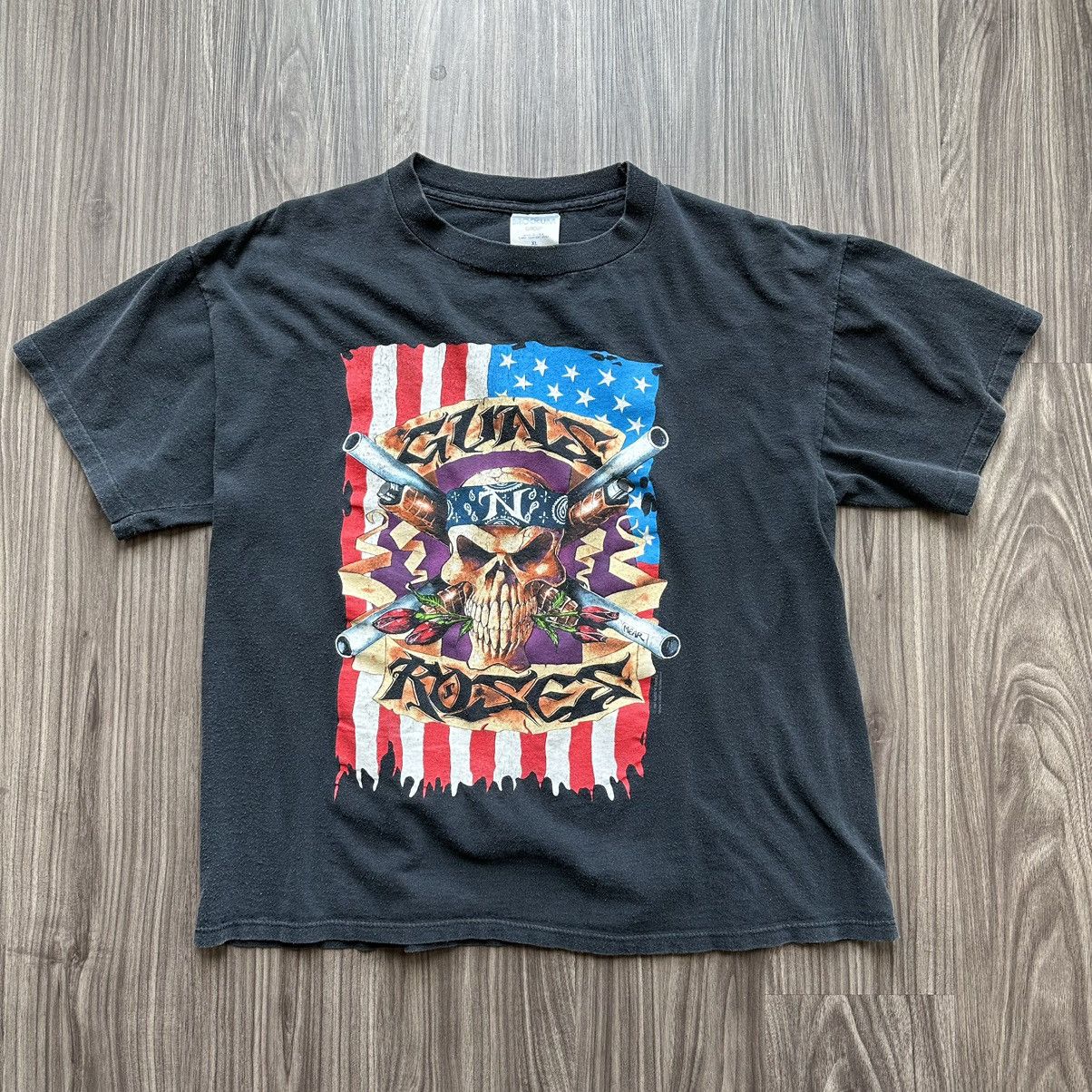 image of Band Tees x Vintage 1991 Vintage Guns N Roses Tee in Black, Men's (Size XL)