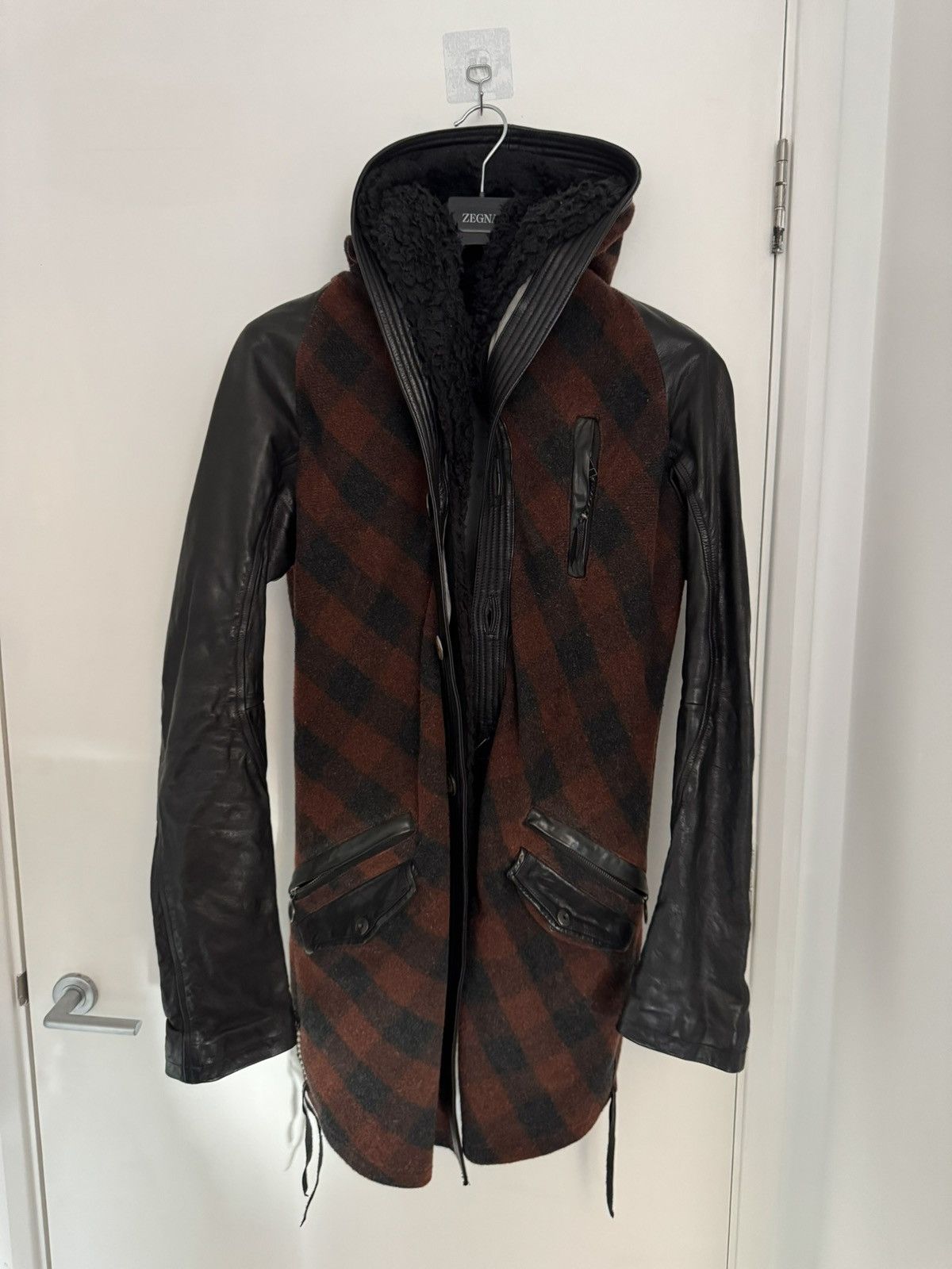 KMRii Kmrii Lambskin & wool hoodie coat Size US M / EU 48-50 / 2 - 2 Thumbnail