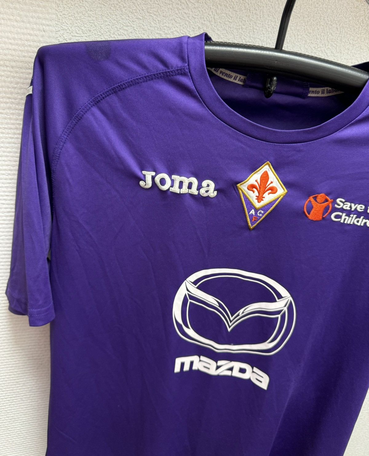 Joma Fiorentina Joma mazda purple soccer jersey Xl sz ( rossi ) Size US XL / EU 56 / 4 - 2 Thumbnail