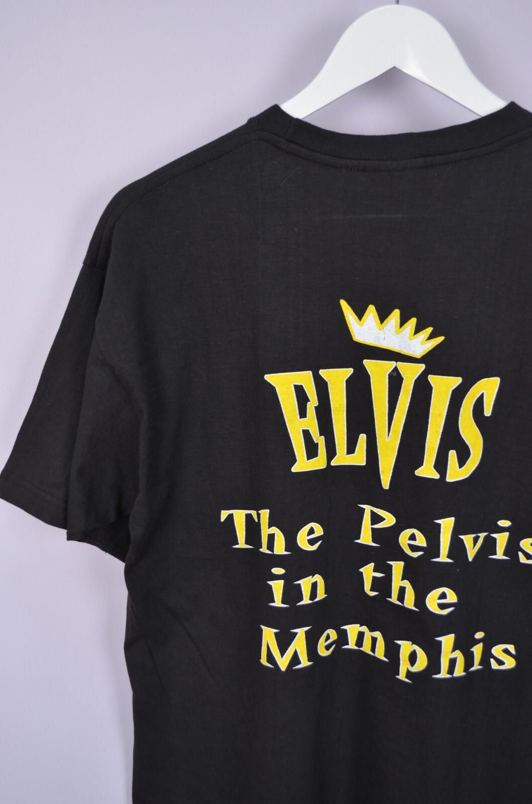 Designer Vintage 2004 Elvis Presley 'Elvis The Pelvis' T-Shirt Sz M Size US M / EU 48-50 / 2 - 11 Thumbnail