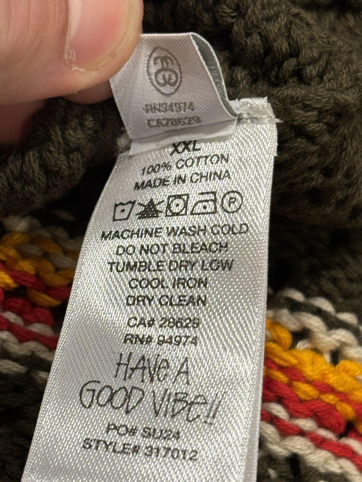 Patta × Stussy Stüssy Patta Knit Sweater Size US XXL / EU 58 / 5 - 6 Thumbnail