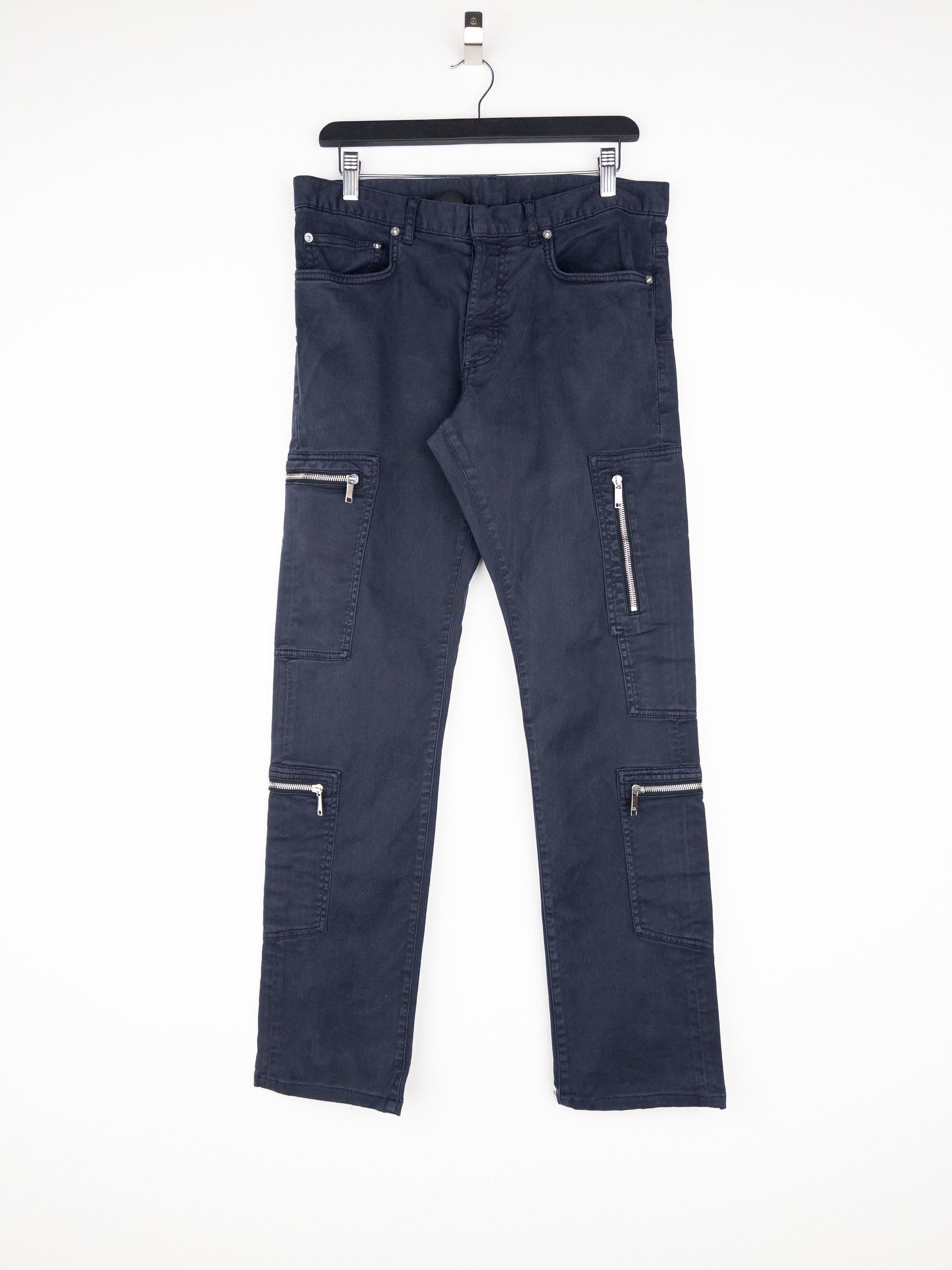 Dior Homme by Kim Jones Multi-Zipper Cargo Workwear Pants Size US 32 / EU 48 - 1 Thumbnail