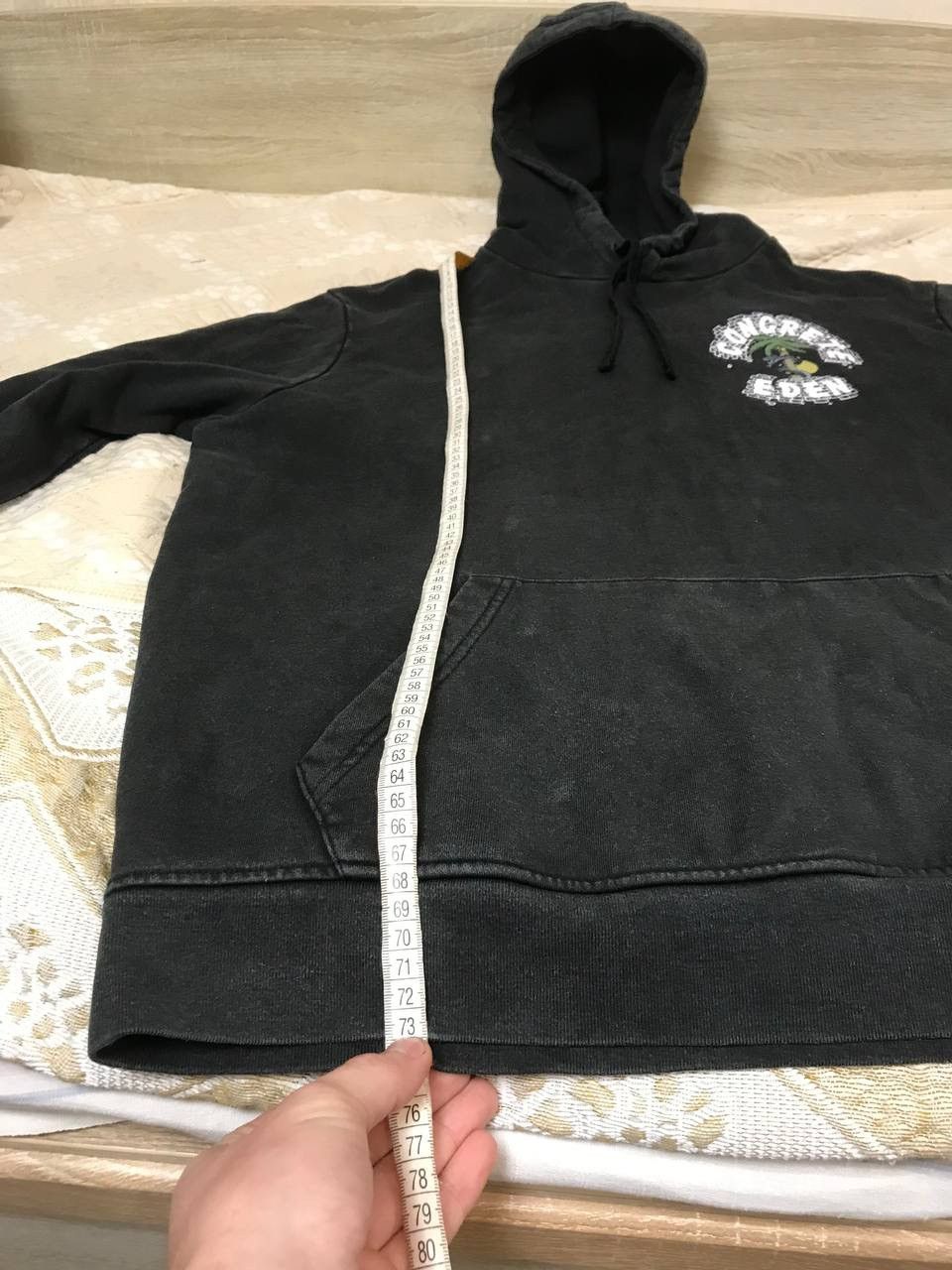 Allsaints 🔥 Allsaints Concrete Eden Washed Graphic Hoodie Sweatshirt Size US M / EU 48-50 / 2 - 15 Thumbnail