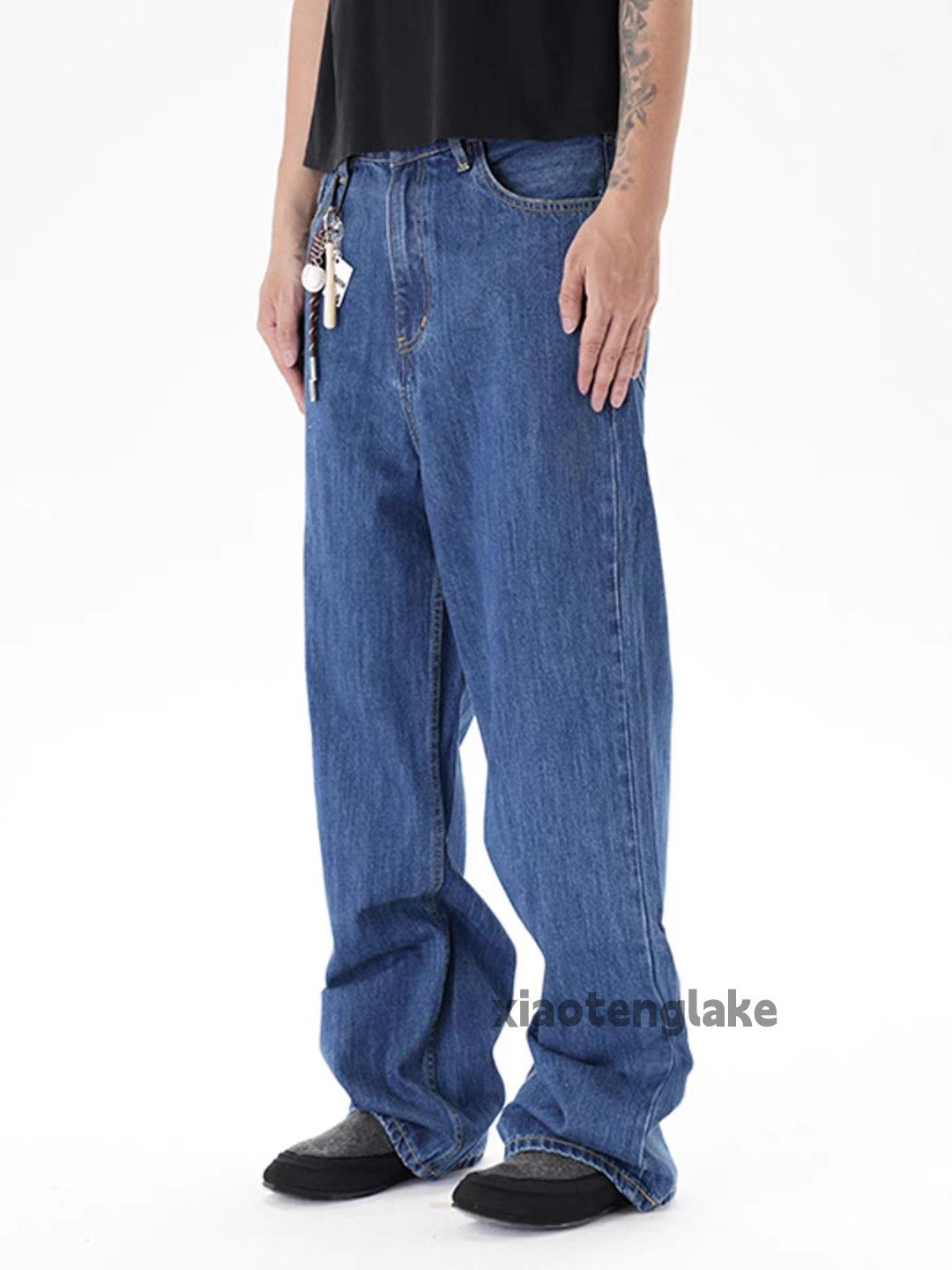 Jean Utility skate hiphop loose baggy faded cleanfit jeans Size US 30 / EU 46 - 1 Thumbnail