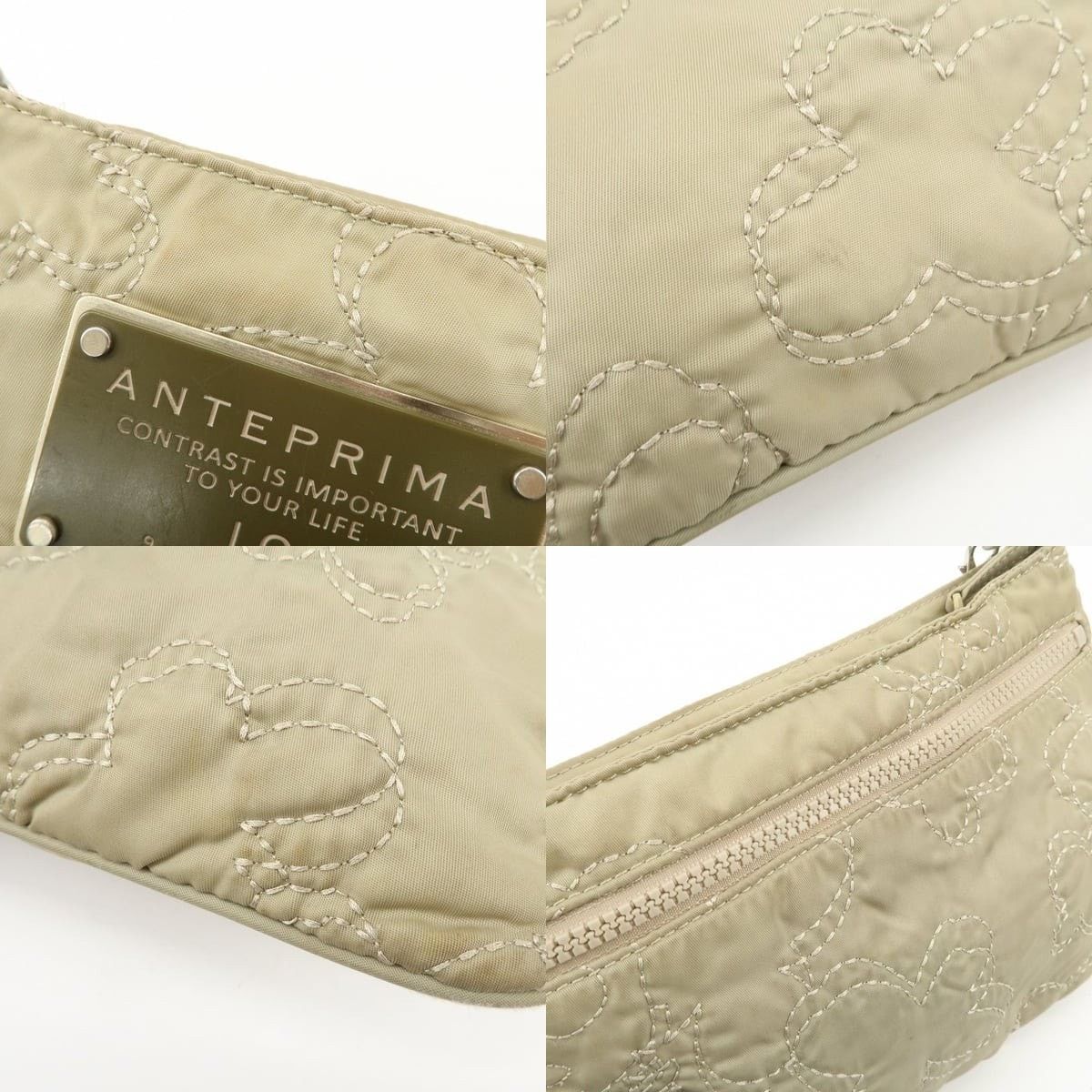 ANTEPRIMA Anteprima Quilted Nylon Shoulder Bag Beige Size ONE SIZE - 6 Thumbnail