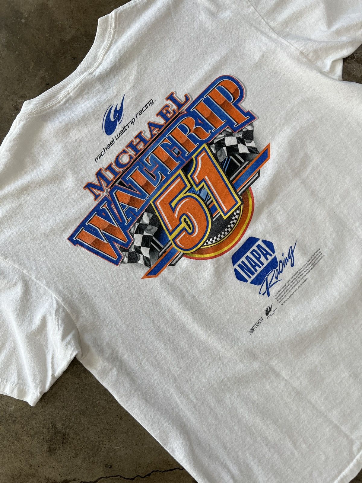 NASCAR × Vintage Vintage Michael Waltrip 51 Racing Tee Sz. XL Size US XL / EU 56 / 4 - 4 Thumbnail